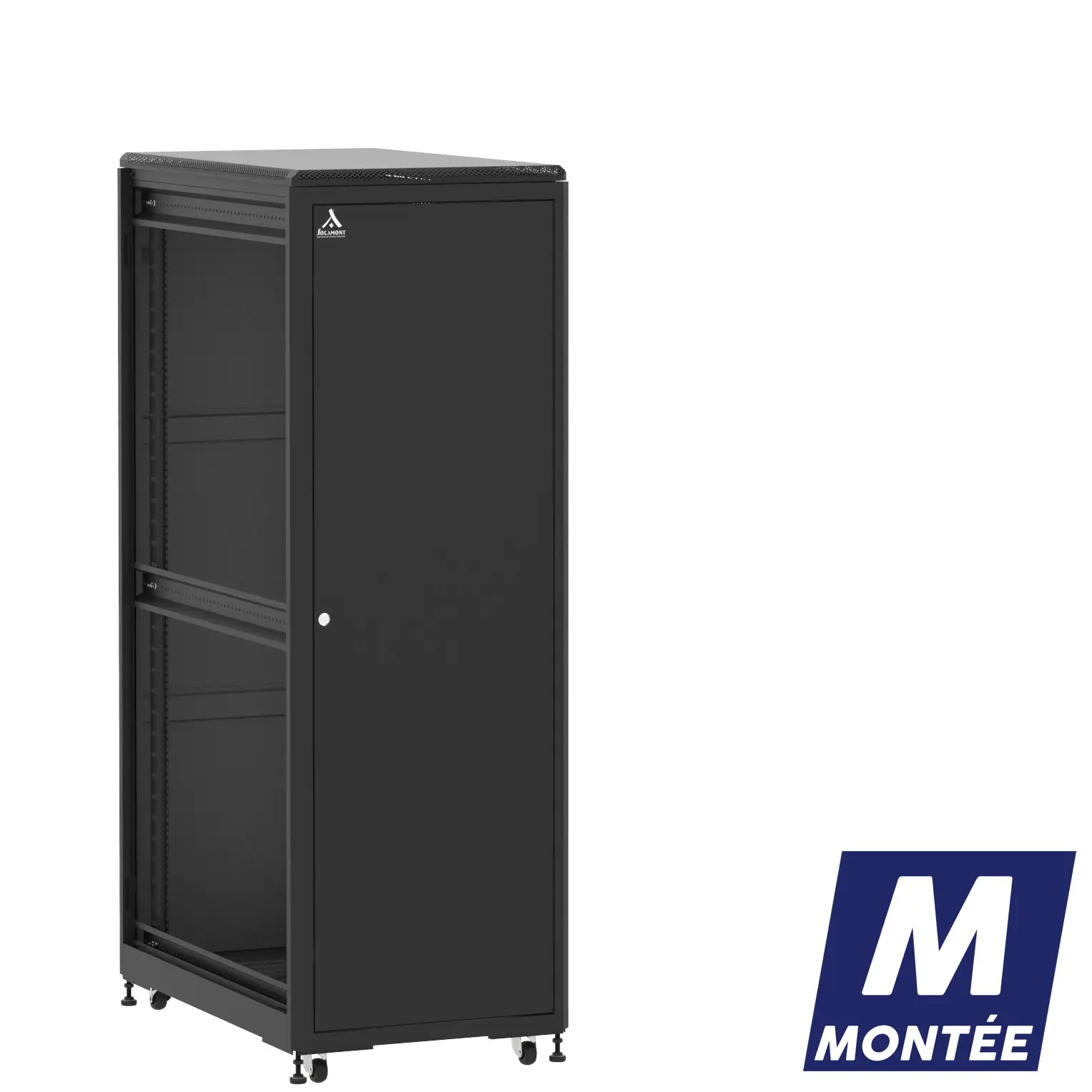 Socamont - Baie serveur Ligne 500 - 19" - 36U - H1807xL600xP1000 - Noir - Monté - SP/PP/ZL (réf. 536610MSPPPZL)
