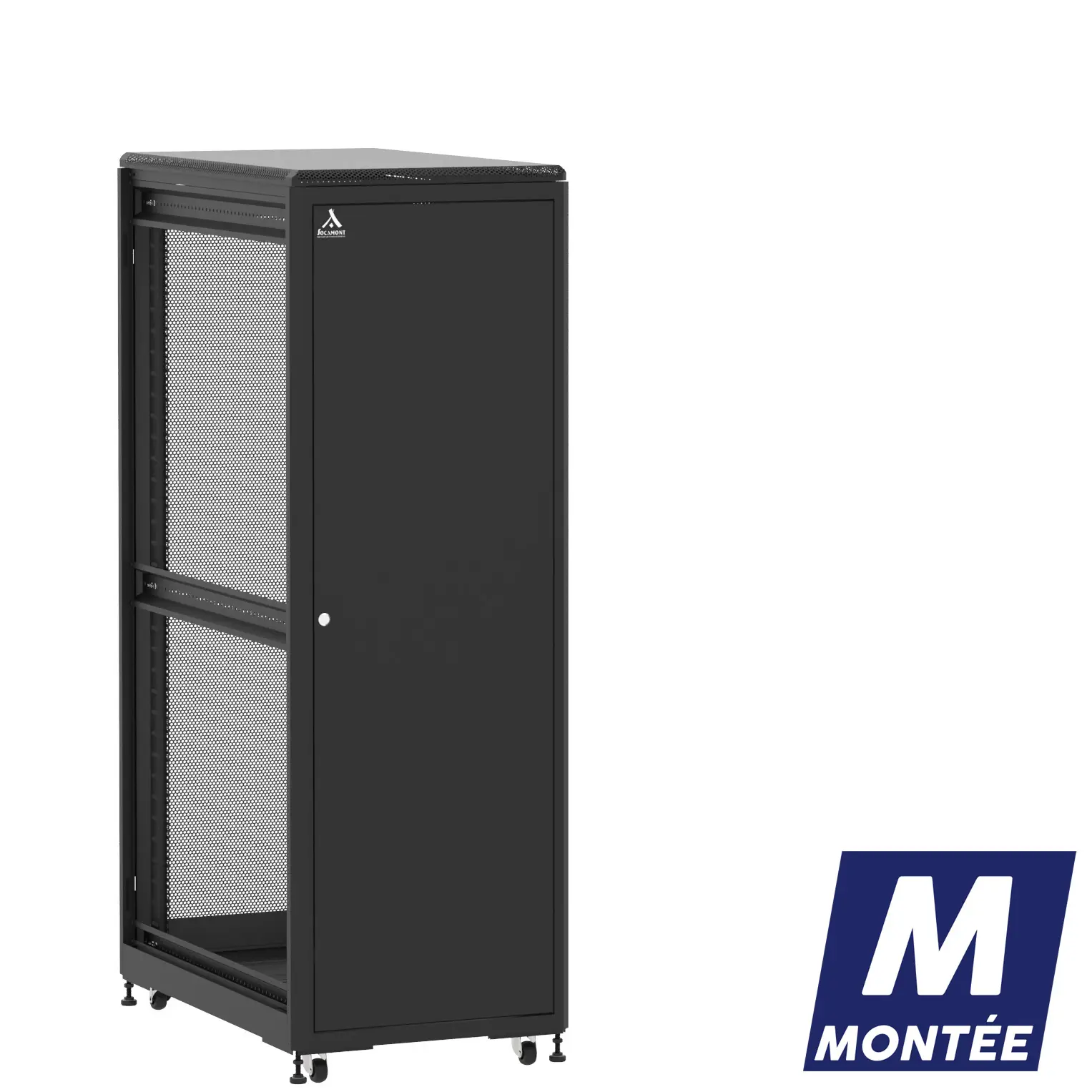 Socamont - Baie serveur Ligne 500 - 19" - 36U - H1807xL600xP1000 - Noir - Monté - SP/SA/ZL (réf. 536610MSPSAZL)