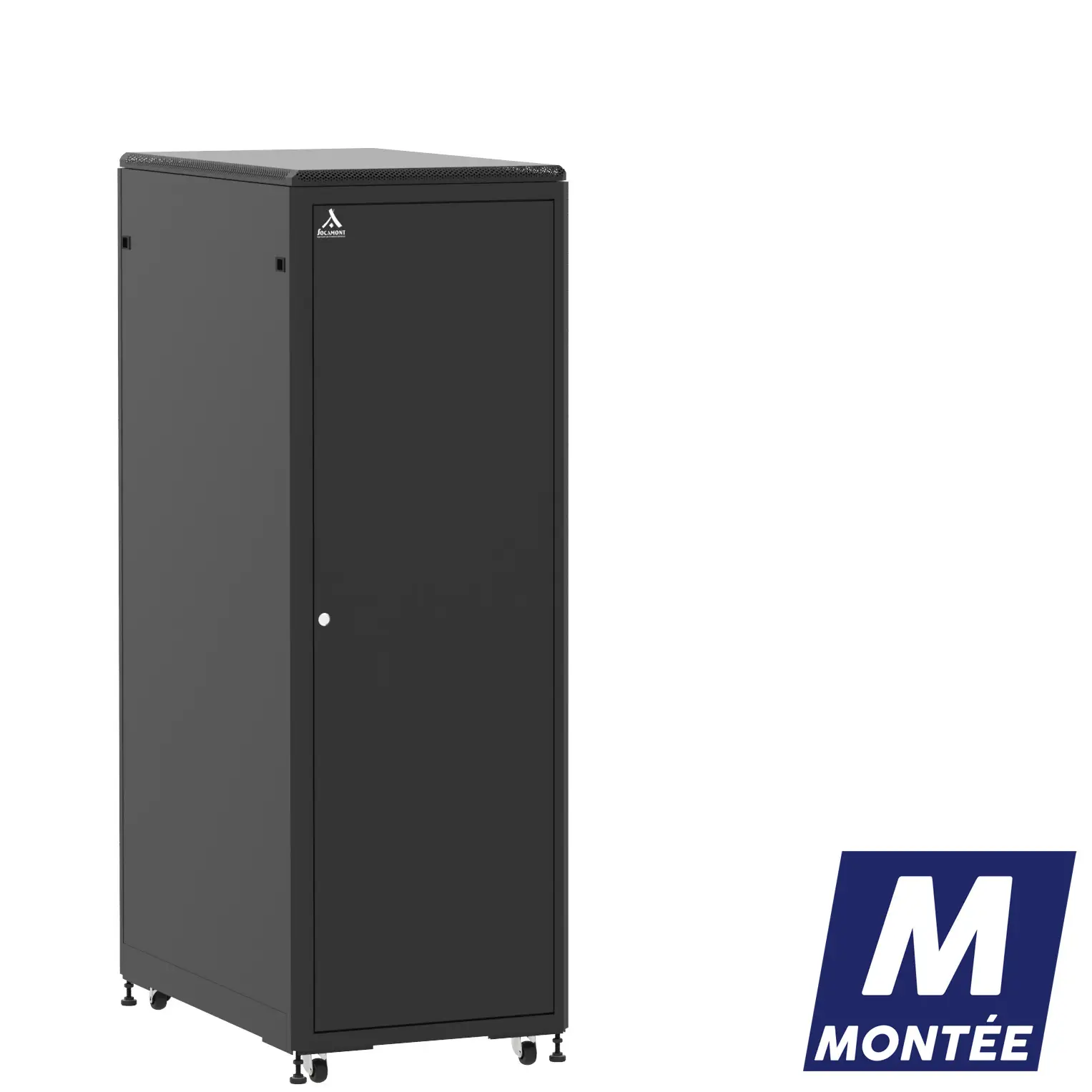 Socamont - Baie serveur Ligne 500 - 19" - 36U - H1807xL600xP1000 - Noir - Monté - SP/SV/PL (réf. 536610MSPSVPL)