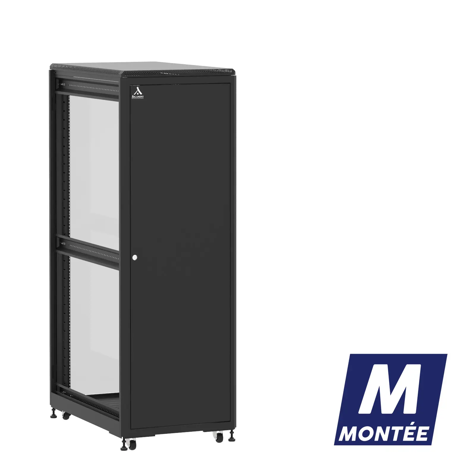 Socamont - Baie serveur Ligne 500 - 19" - 36U - H1807xL600xP1000 - Noir - Monté - SP/SV/ZL (réf. 536610MSPSVZL)