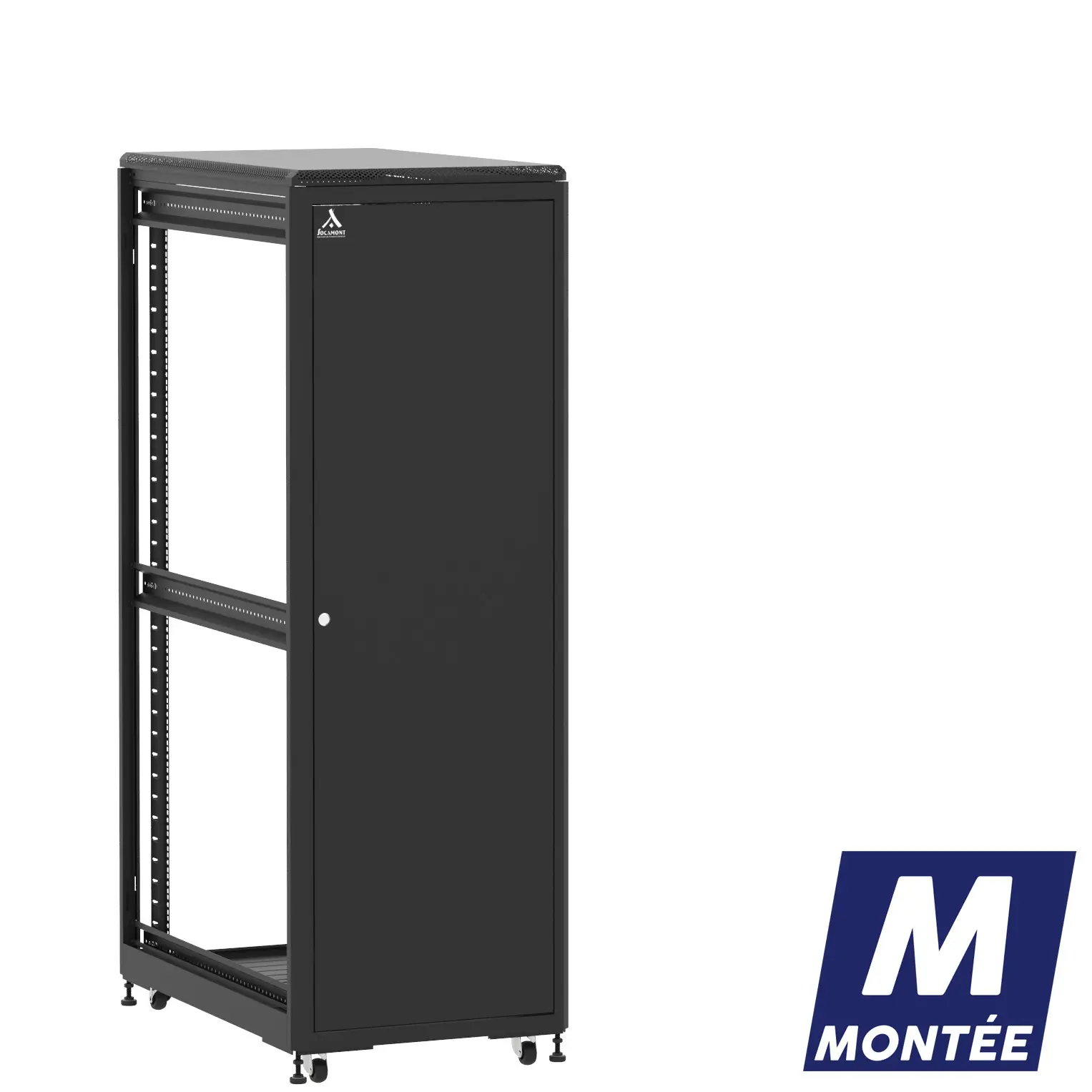 Socamont - Baie serveur Ligne 500 - 19" - 36U - H1807xL600xP1000 - Noir - Monté - SP/ZP/ZL (réf. 536610MSPZPZL)