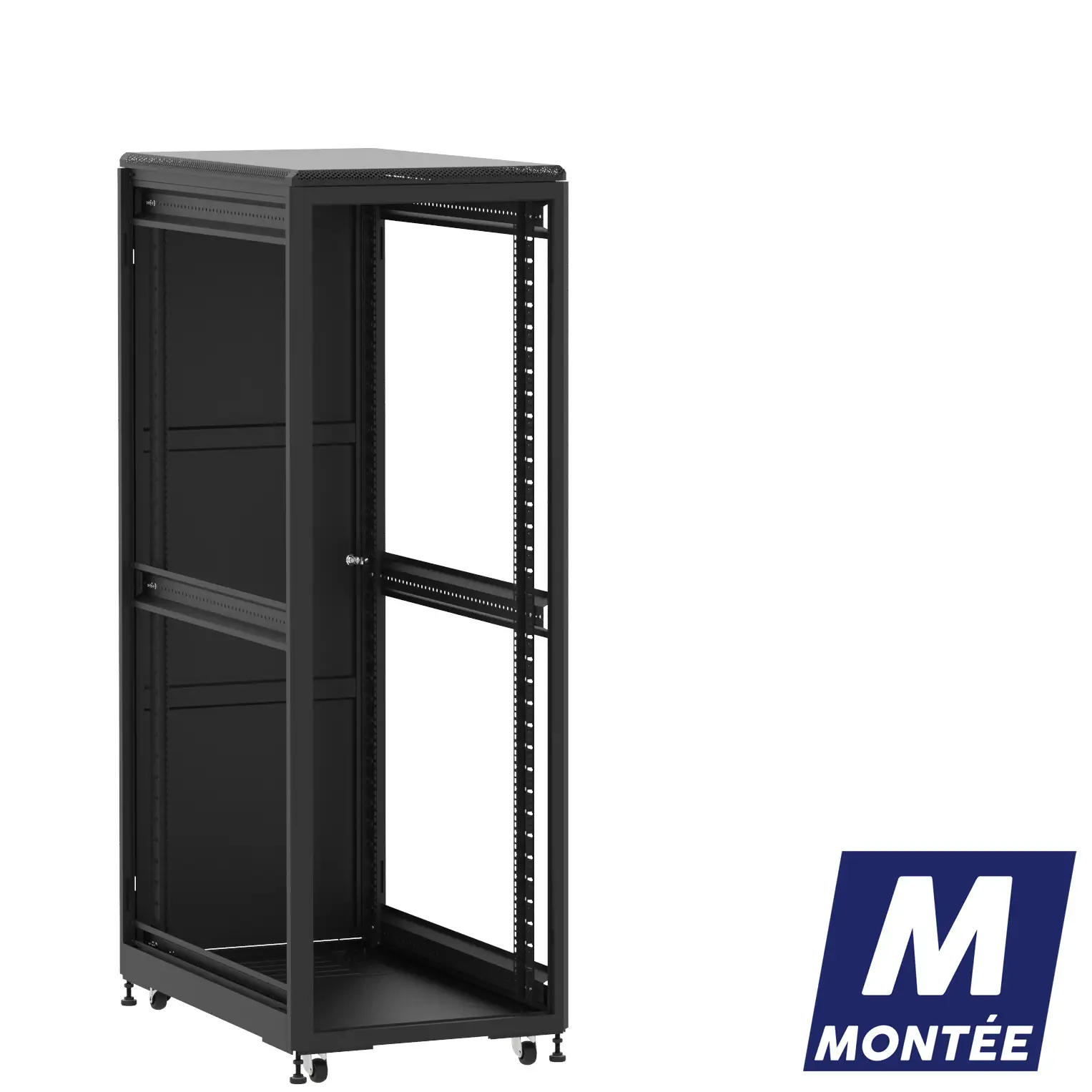 Socamont - Baie serveur Ligne 500 - 19" - 36U - H1807xL600xP1000 - Noir - Monté - ZP/SP/ZL (réf. 536610MZPSPZL)