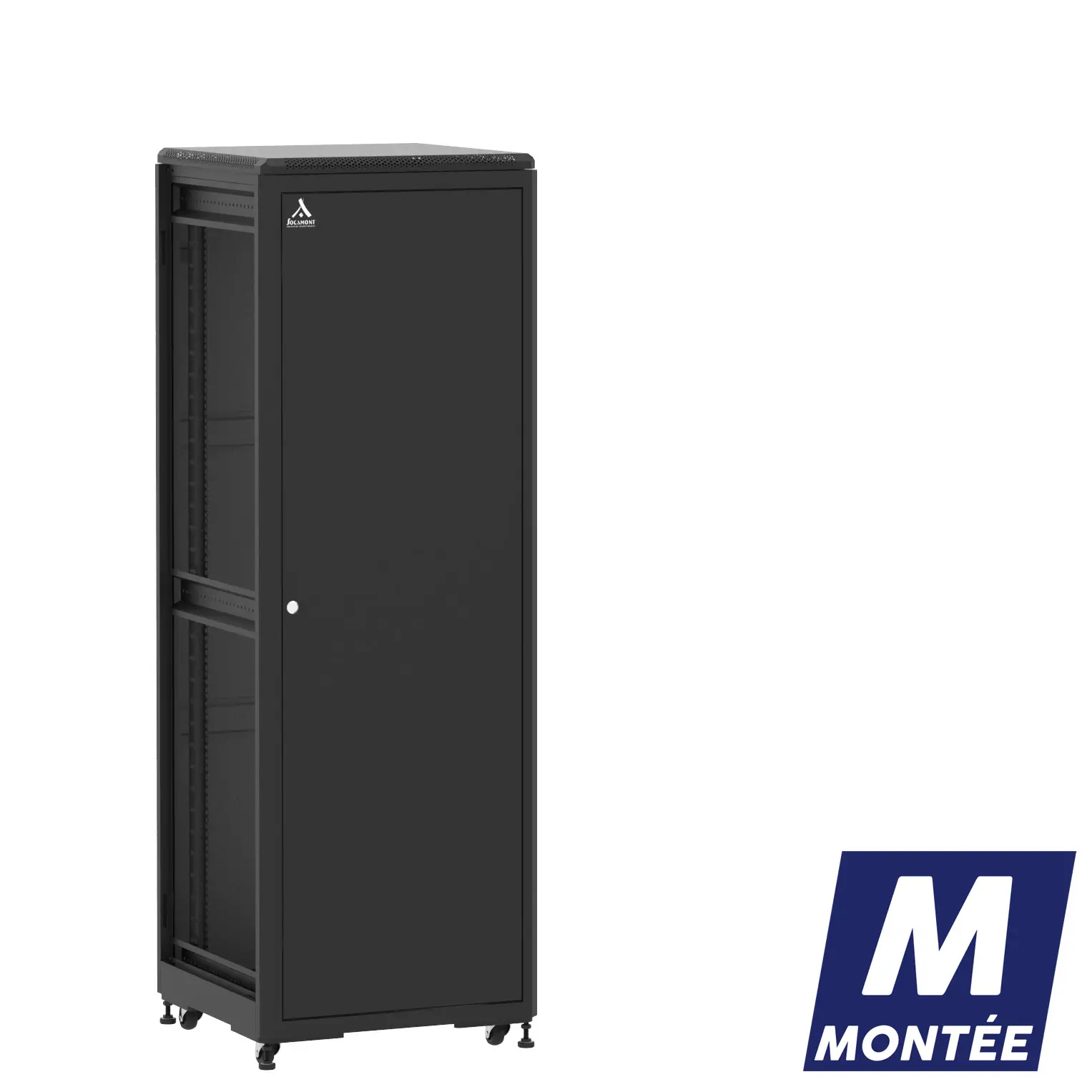 Socamont - Baie serveur Ligne 500 - 19" - 36U - H1807xL600xP600 - Noir - Monté - SP/PP/ZL (réf. 53666MSPPPZL)