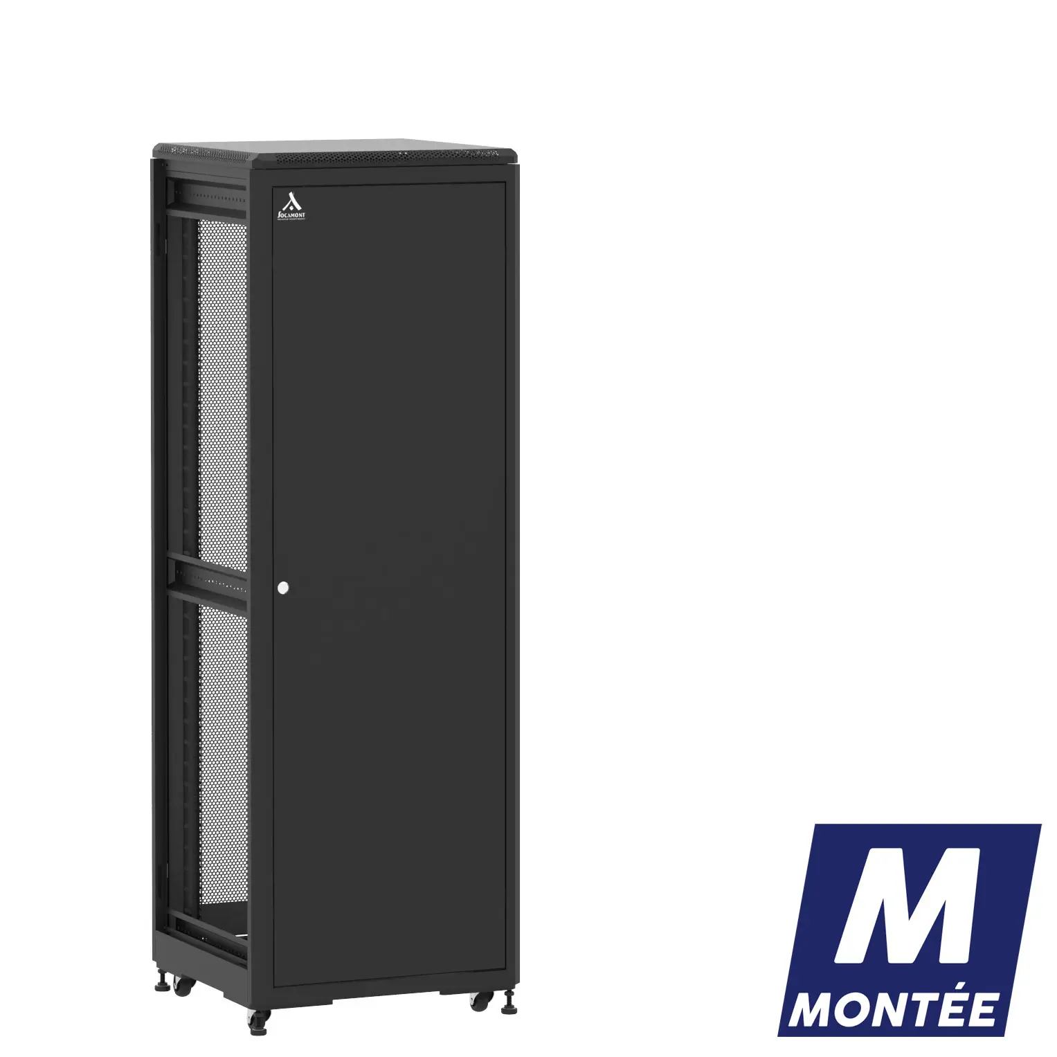 Socamont - Baie serveur Ligne 500 - 19" - 36U - H1807xL600xP600 - Noir - Monté - SP/SA/ZL (réf. 53666MSPSAZL)