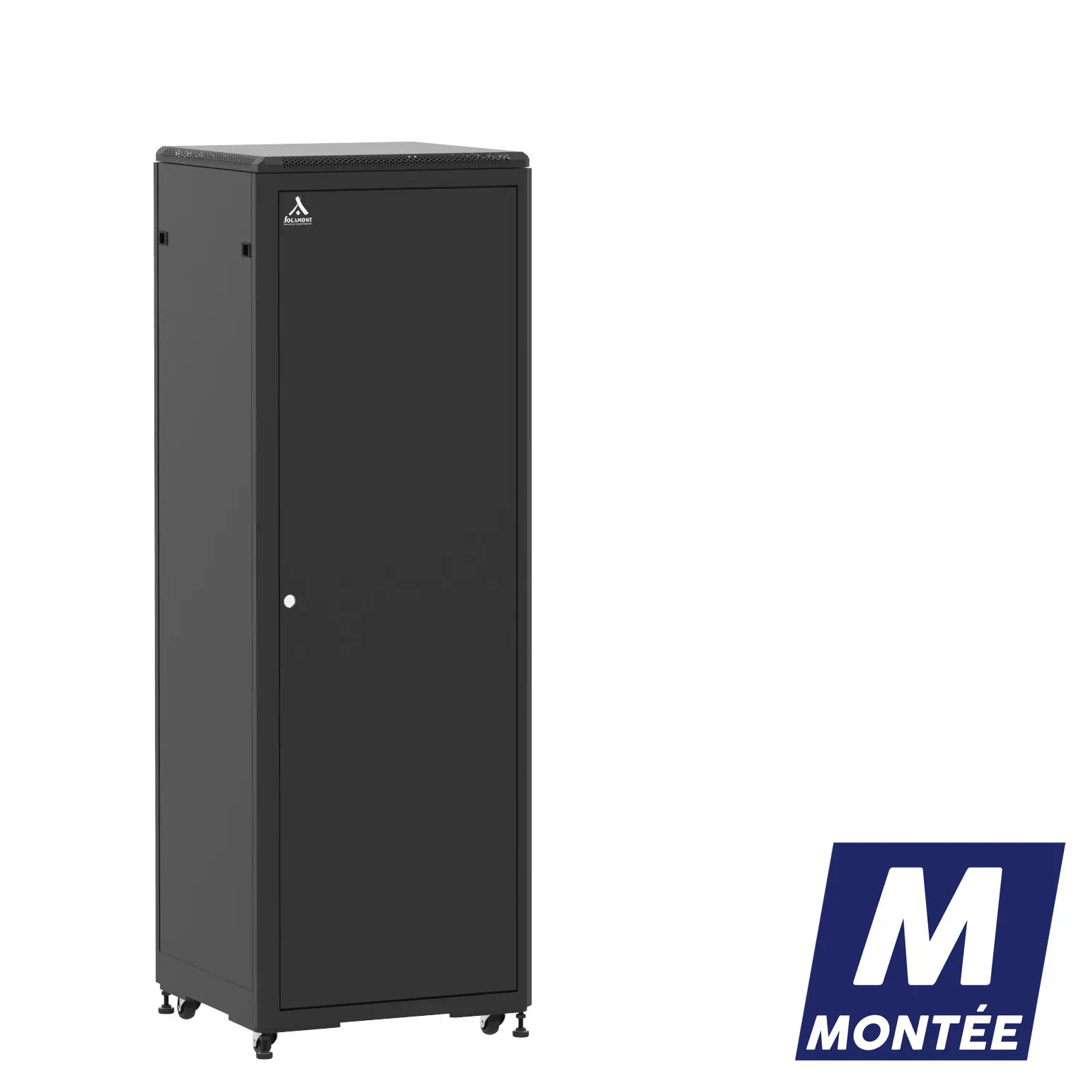 Socamont - Baie serveur Ligne 500 - 19" - 36U - H1807xL600xP600 - Noir - Monté - SP/SP/PL (réf. 53666MSPSPPL)