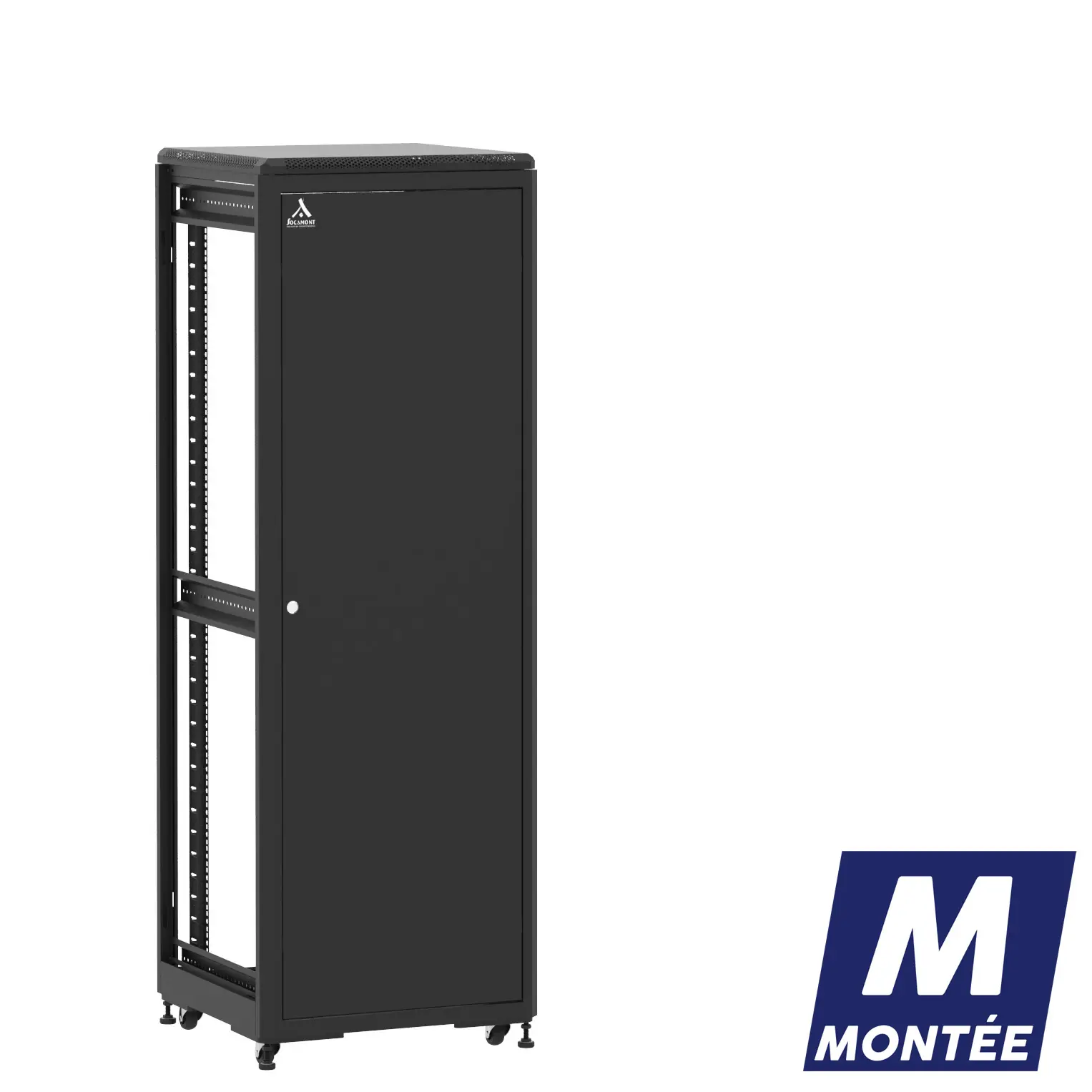 Socamont - Baie serveur Ligne 500 - 19" - 36U - H1807xL600xP600 - Noir - Monté - SP/ZP/ZL (réf. 53666MSPZPZL)