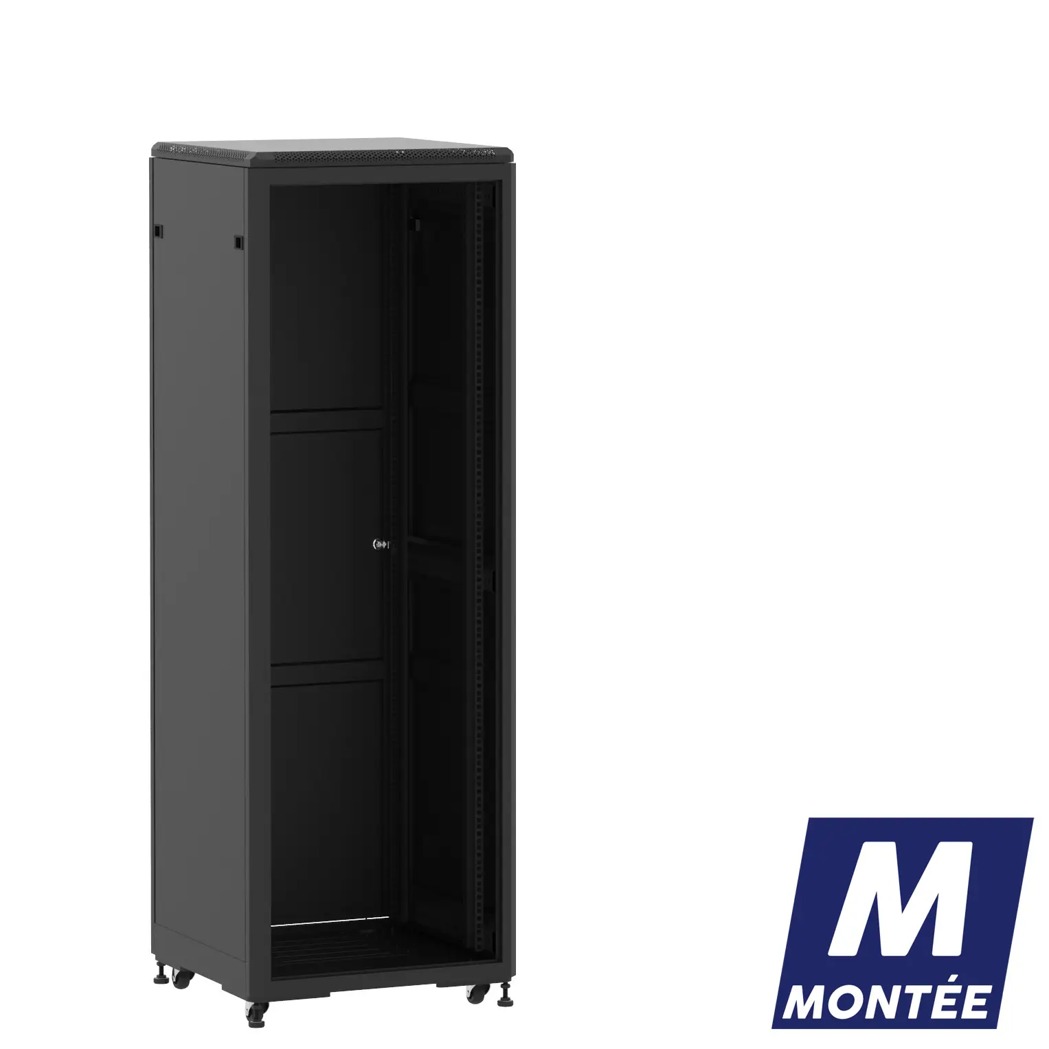 Socamont - Baie serveur Ligne 500 - 19" - 36U - H1807xL600xP600 - Noir - Monté - ZP/SP/PL (réf. 53666MZPSPPL)