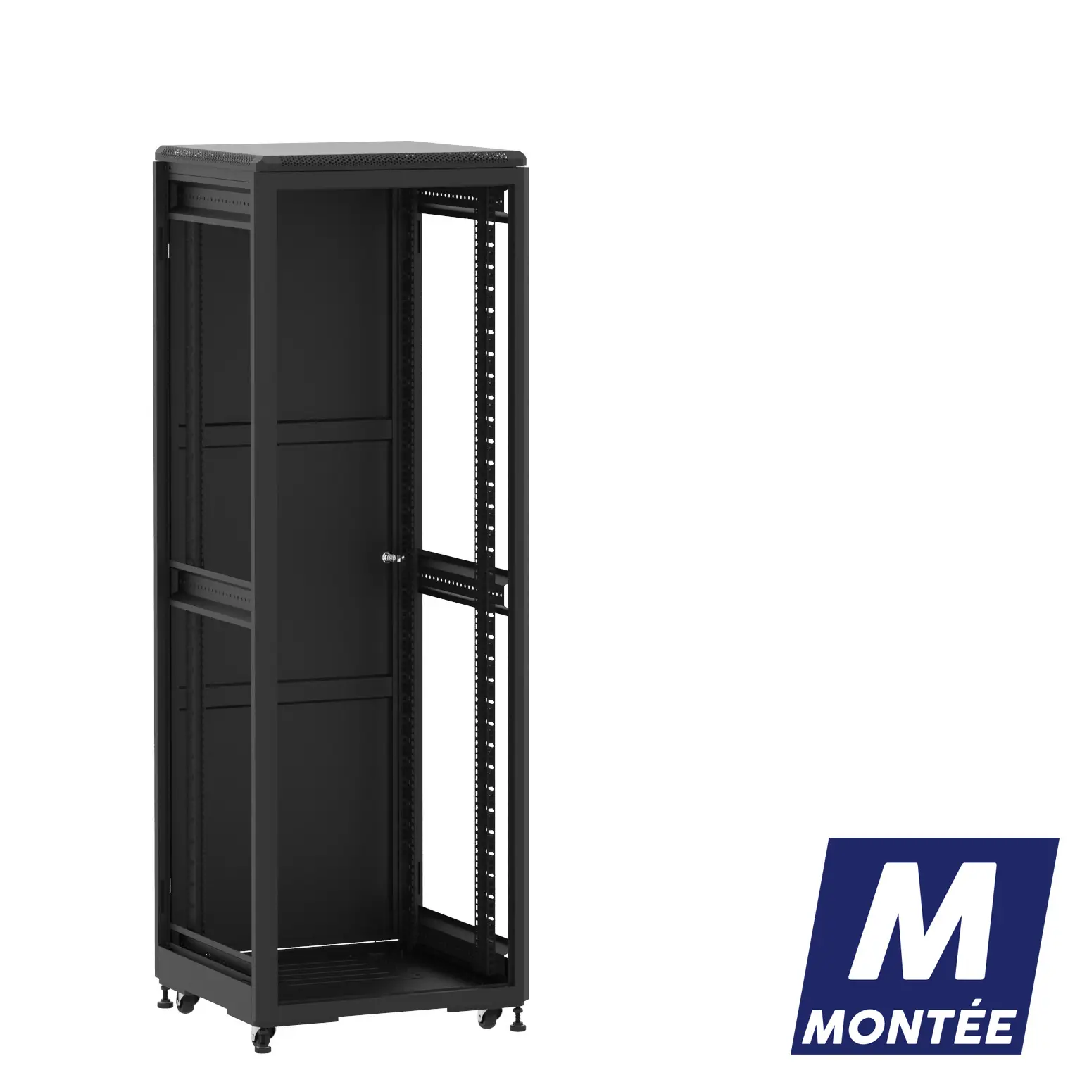 Socamont - Baie serveur Ligne 500 - 19" - 36U - H1807xL600xP600 - Noir - Monté - ZP/SP/ZL (réf. 53666MZPSPZL)