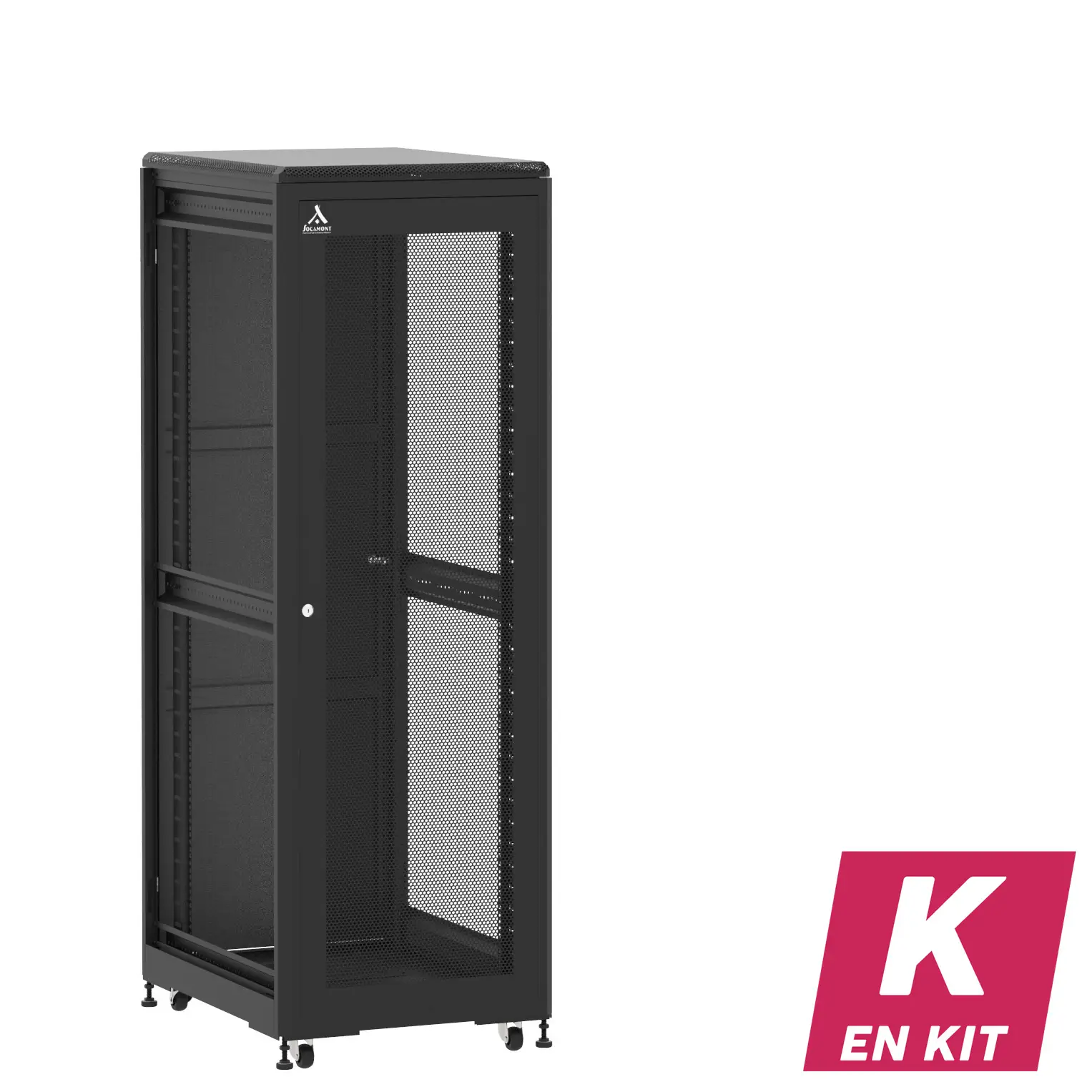 Socamont - Baie serveur Ligne 500 - 19" - 36U - H1807xL600xP800 - Noir - En Kit - SA/SP/ZL (réf. 53668KSASPZL)
