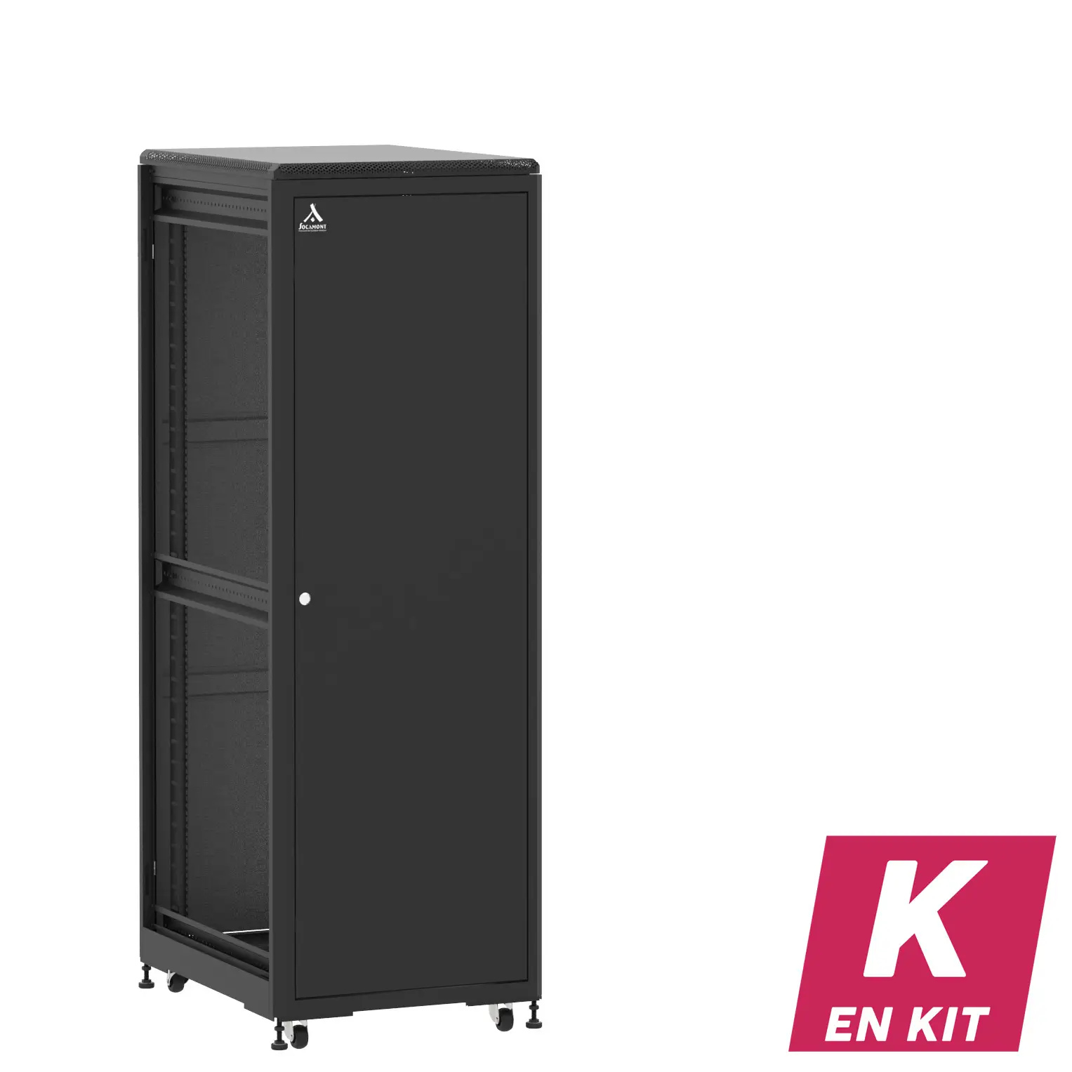 Socamont - Baie serveur Ligne 500 - 19" - 36U - H1807xL600xP800 - Noir - En Kit - SP/SP/ZL (réf. 53668KSPSPZL)