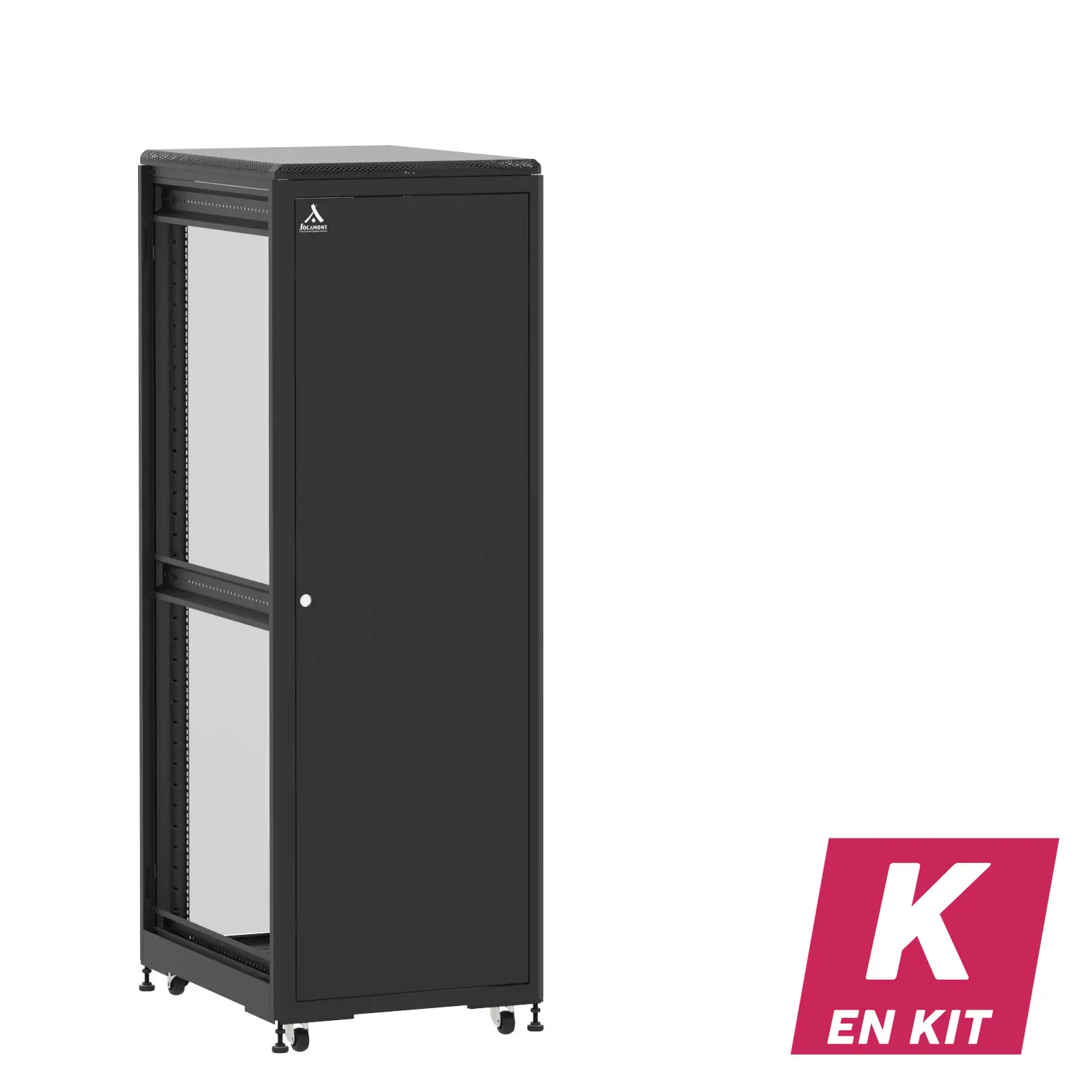 Socamont - Baie serveur Ligne 500 - 19" - 36U - H1807xL600xP800 - Noir - En Kit - SP/SV/ZL (réf. 53668KSPSVZL)
