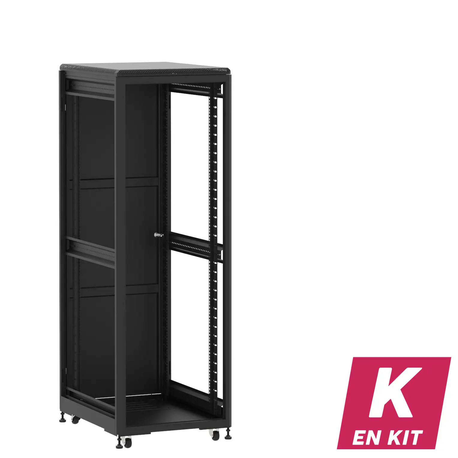 Socamont - Baie serveur Ligne 500 - 19" - 36U - H1807xL600xP800 - Noir - En Kit - ZP/SP/ZL (réf. 53668KZPSPZL)