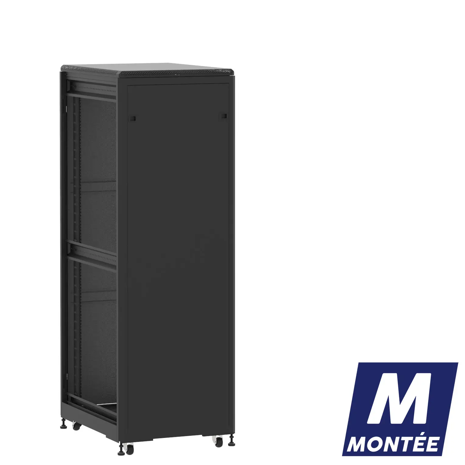 Socamont - Baie serveur Ligne 500 - 19" - 36U - H1807xL600xP800 - Noir - Monté - PP/SP/ZL (réf. 53668MPPSPZL)