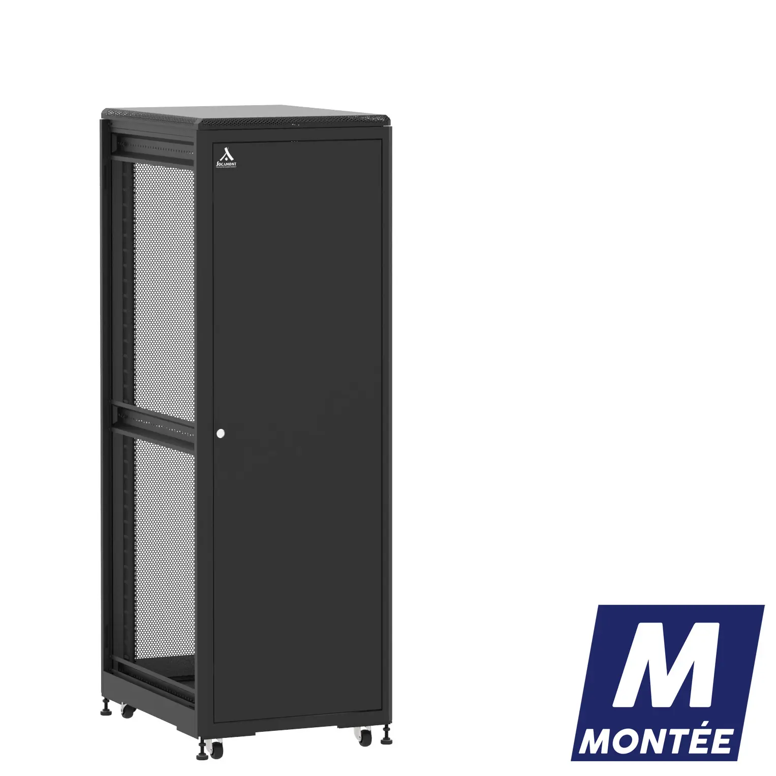 Socamont - Baie serveur Ligne 500 - 19" - 36U - H1807xL600xP800 - Noir - Monté - SP/SA/ZL (réf. 53668MSPSAZL)