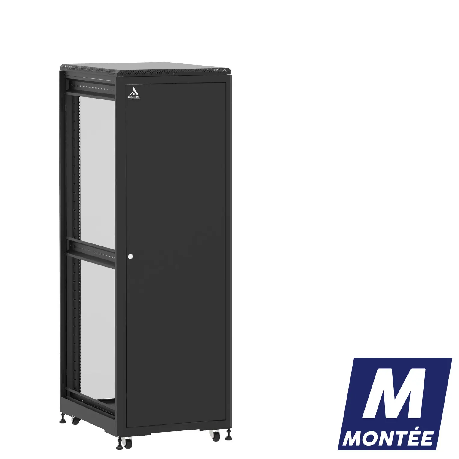 Socamont - Baie serveur Ligne 500 - 19" - 36U - H1807xL600xP800 - Noir - Monté - SP/SV/ZL (réf. 53668MSPSVZL)