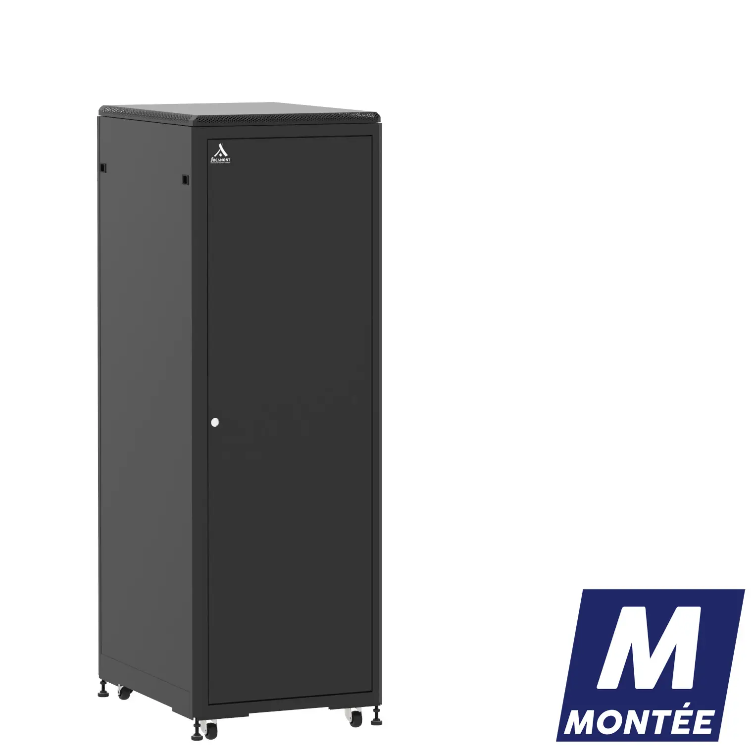 Socamont - Baie serveur Ligne 500 - 19" - 36U - H1807xL600xP800 - Noir - Monté - SP/ZP/PL (réf. 53668MSPZPPL)