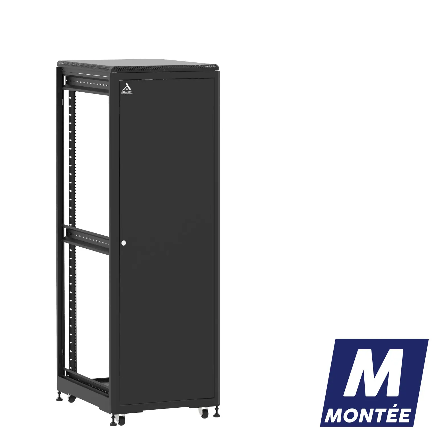 Socamont - Baie serveur Ligne 500 - 19" - 36U - H1807xL600xP800 - Noir - Monté - SP/ZP/ZL (réf. 53668MSPZPZL)