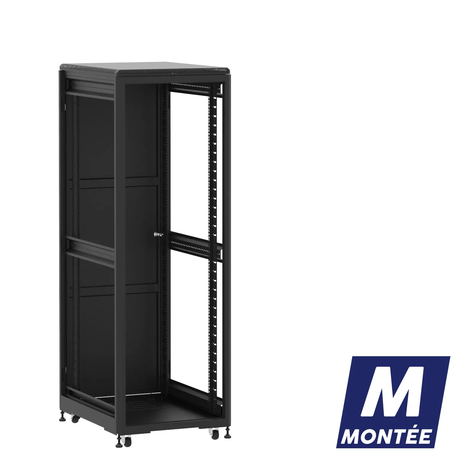 Socamont - Baie serveur Ligne 500 - 19" - 36U - H1807xL600xP800 - Noir - Monté - ZP/SP/ZL (réf. 53668MZPSPZL)