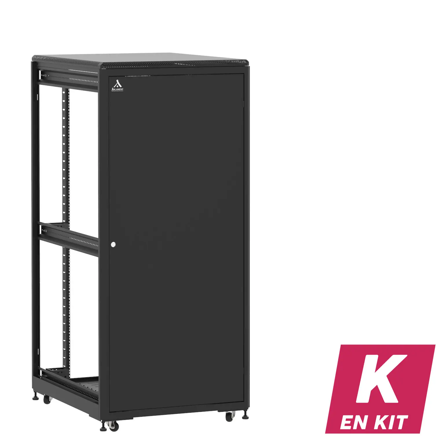 Socamont - Baie serveur Ligne 500 - 19" - 36U - H1807xL800xP1000 - Noir - En Kit - SP/ZP/ZL (réf. 536810KSPZPZL)