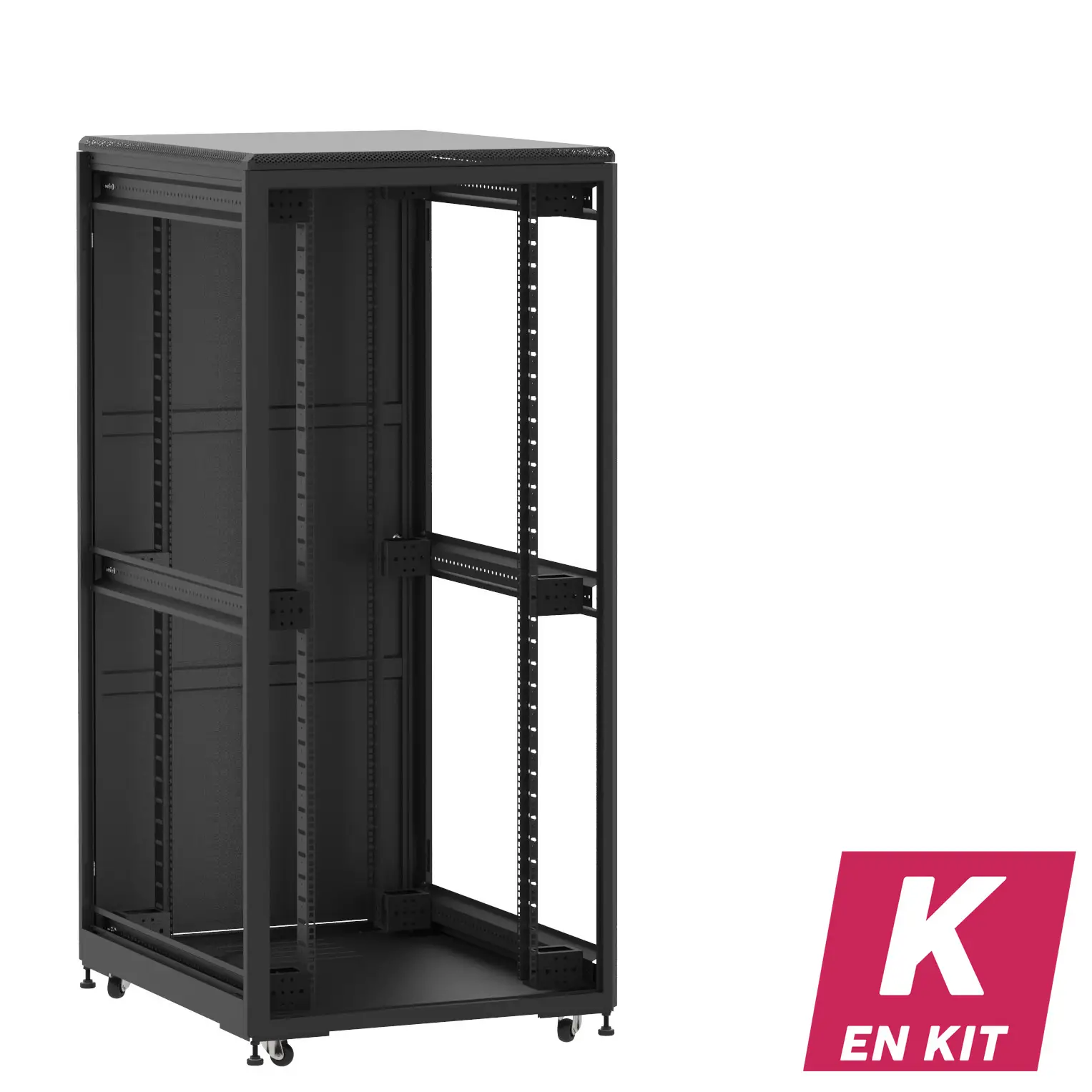 Socamont - Baie serveur Ligne 500 - 19" - 36U - H1807xL800xP1000 - Noir - En Kit - ZP/SP/ZL (réf. 536810KZPSPZL)