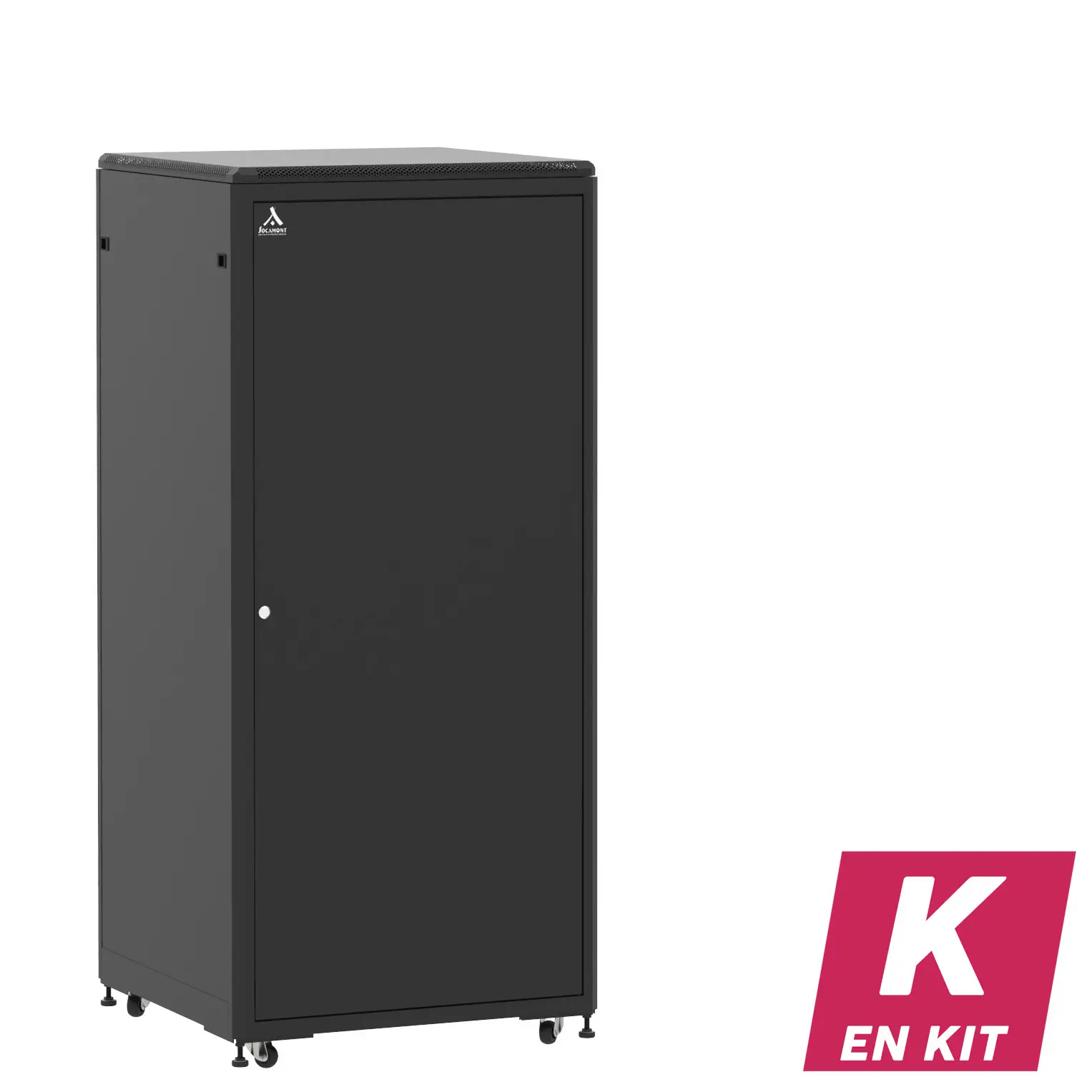 Socamont - Baie serveur Ligne 500 - 19" - 36U - H1807xL800xP800 - Noir - En Kit - SP/DP/PL (réf. 53688KSPDPPL)