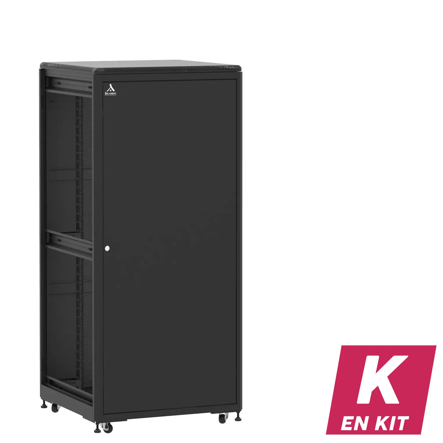 Socamont - Baie serveur Ligne 500 - 19" - 36U - H1807xL800xP800 - Noir - En Kit - SP/PP/ZL (réf. 53688KSPPPZL)