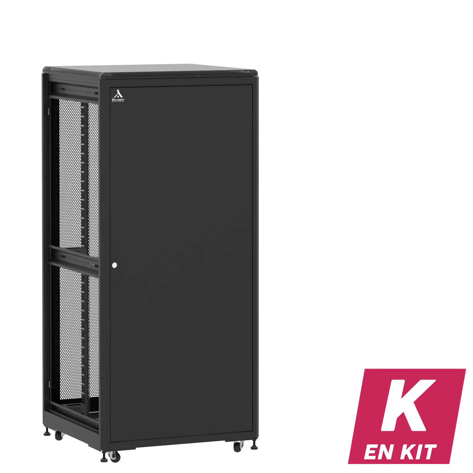 Socamont - Baie serveur Ligne 500 - 19" - 36U - H1807xL800xP800 - Noir - En Kit - SP/SA/ZL (réf. 53688KSPSAZL)