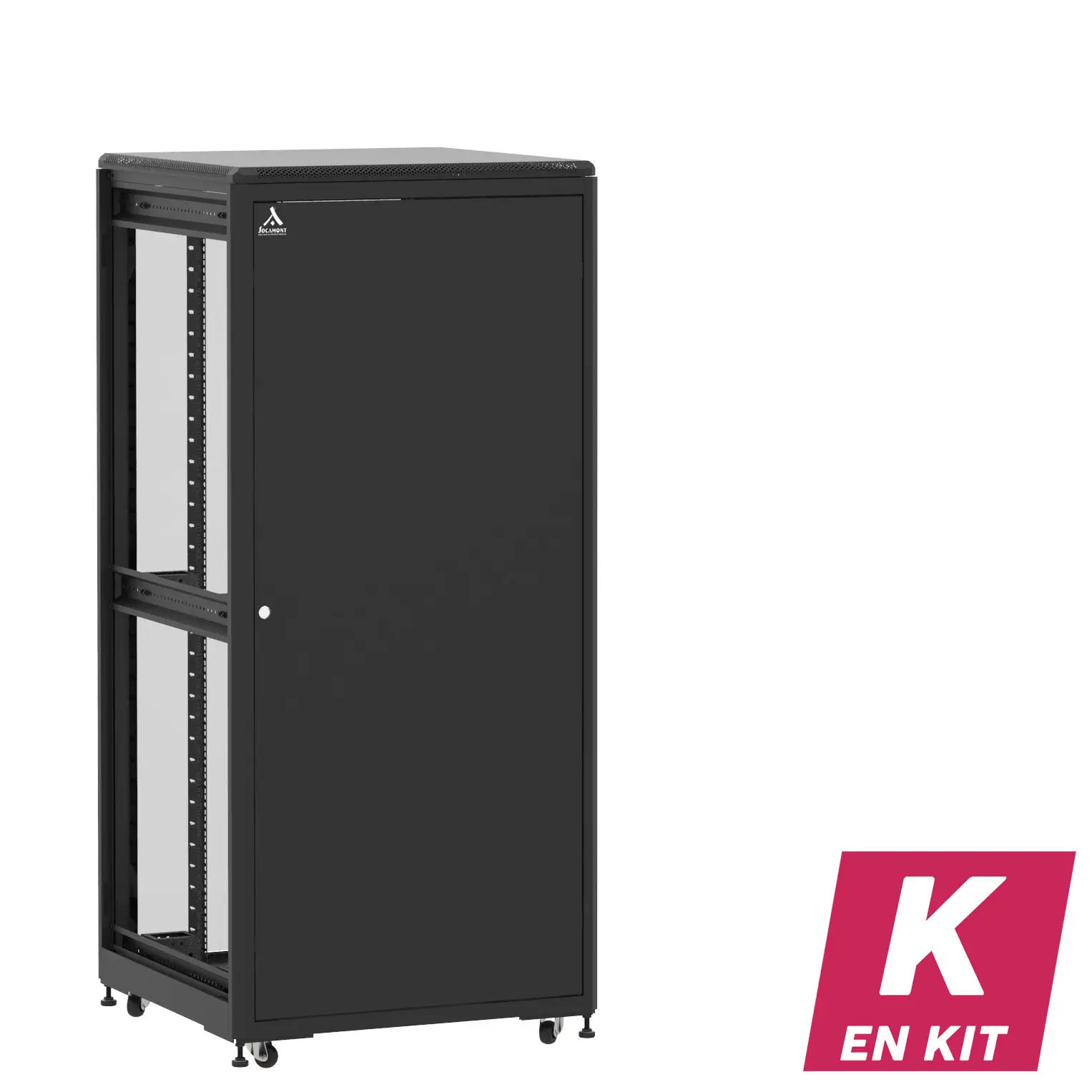 Socamont - Baie serveur Ligne 500 - 19" - 36U - H1807xL800xP800 - Noir - En Kit - SP/SV/ZL (réf. 53688KSPSVZL)