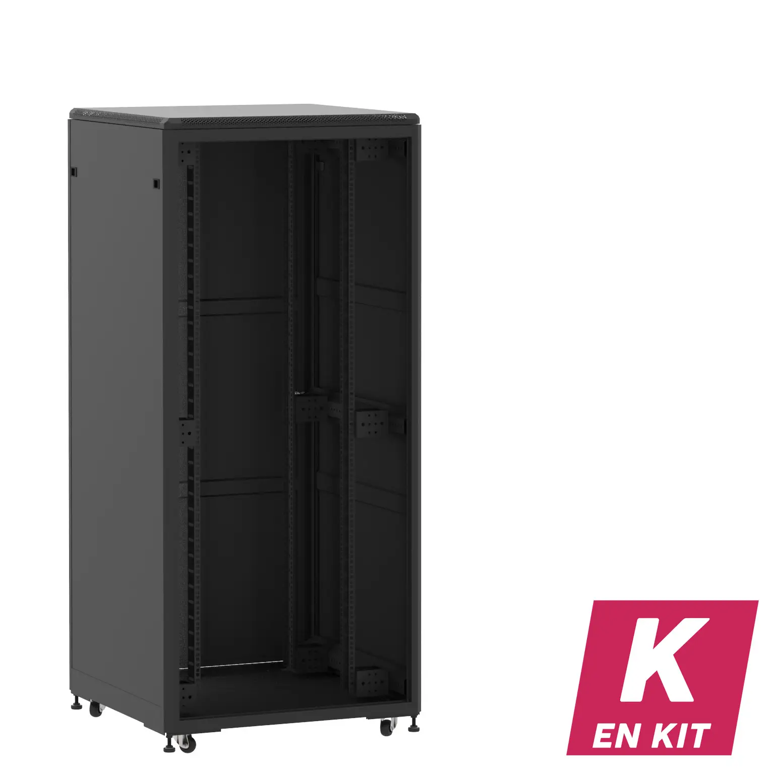 Socamont - Baie serveur Ligne 500 - 19" - 36U - H1807xL800xP800 - Noir - En Kit - ZP/SP/PL (réf. 53688KZPSPPL)