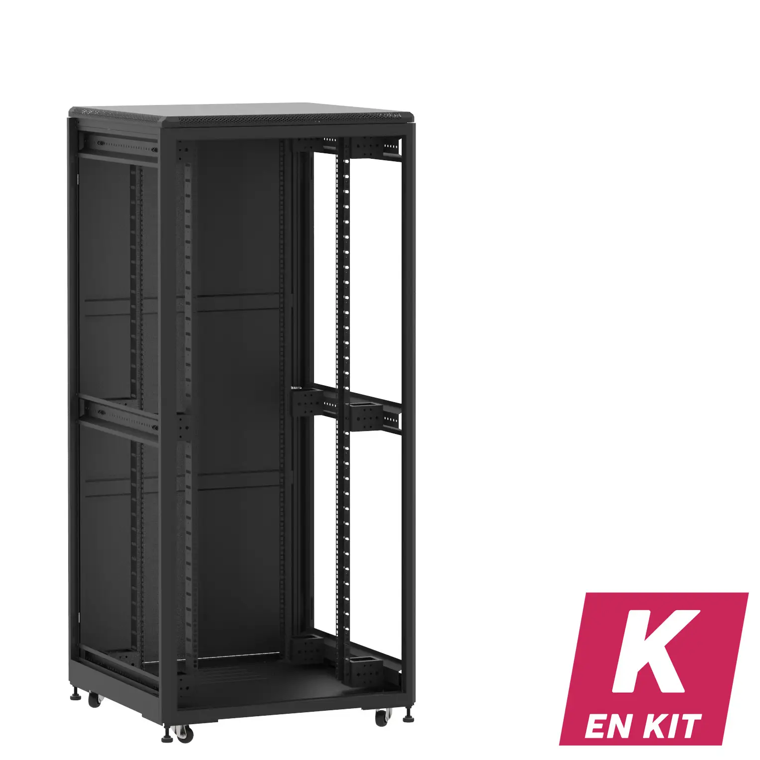 Socamont - Baie serveur Ligne 500 - 19" - 36U - H1807xL800xP800 - Noir - En Kit - ZP/SP/ZL (réf. 53688KZPSPZL)