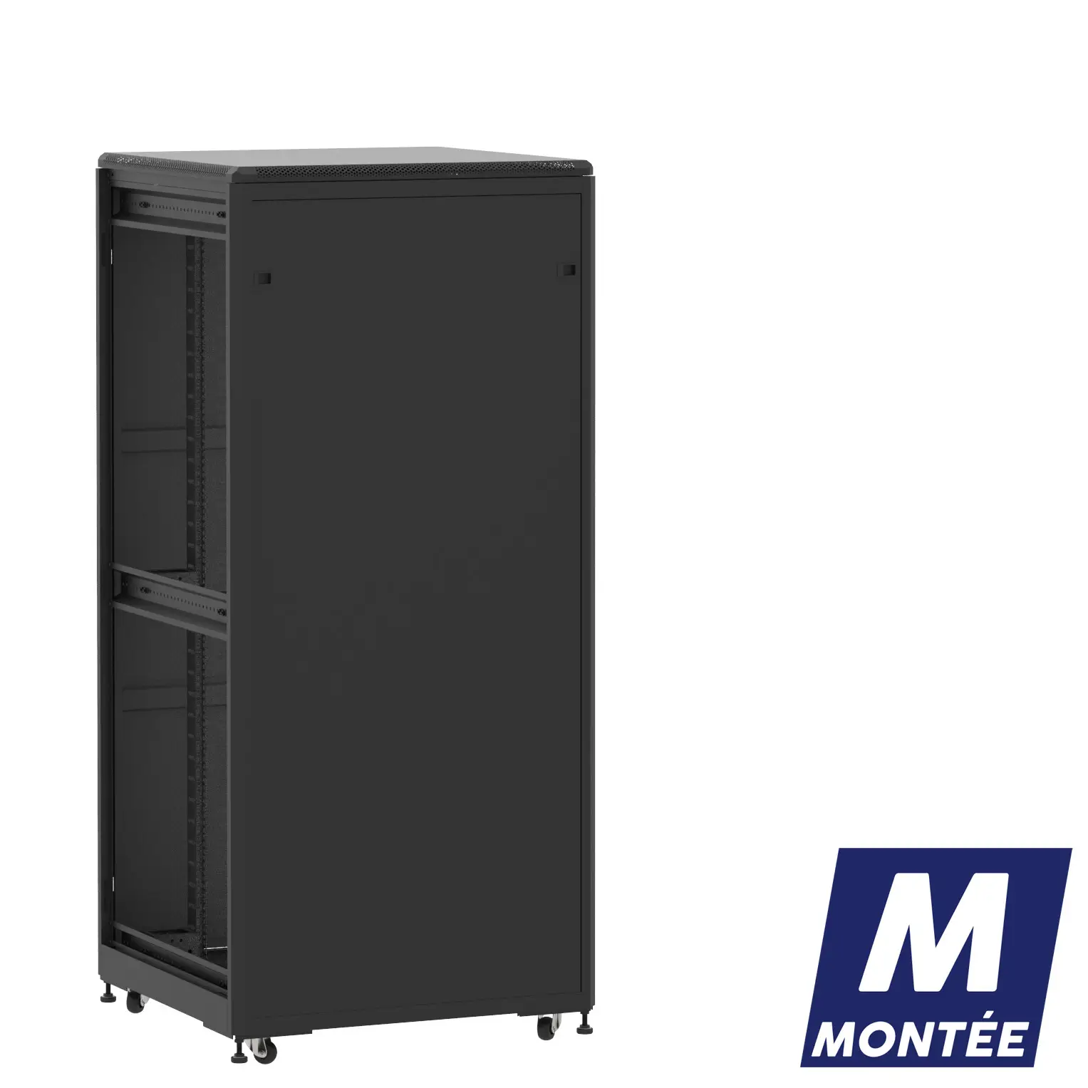 Socamont - Baie serveur Ligne 500 - 19" - 36U - H1807xL800xP800 - Noir - Monté - PP/SP/ZL (réf. 53688MPPSPZL)