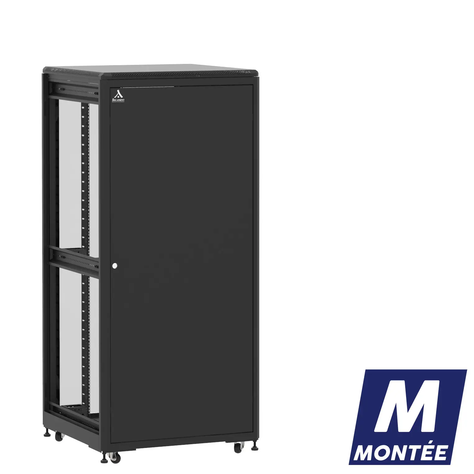 Socamont - Baie serveur Ligne 500 - 19" - 36U - H1807xL800xP800 - Noir - Monté - SP/SV/ZL (réf. 53688MSPSVZL)
