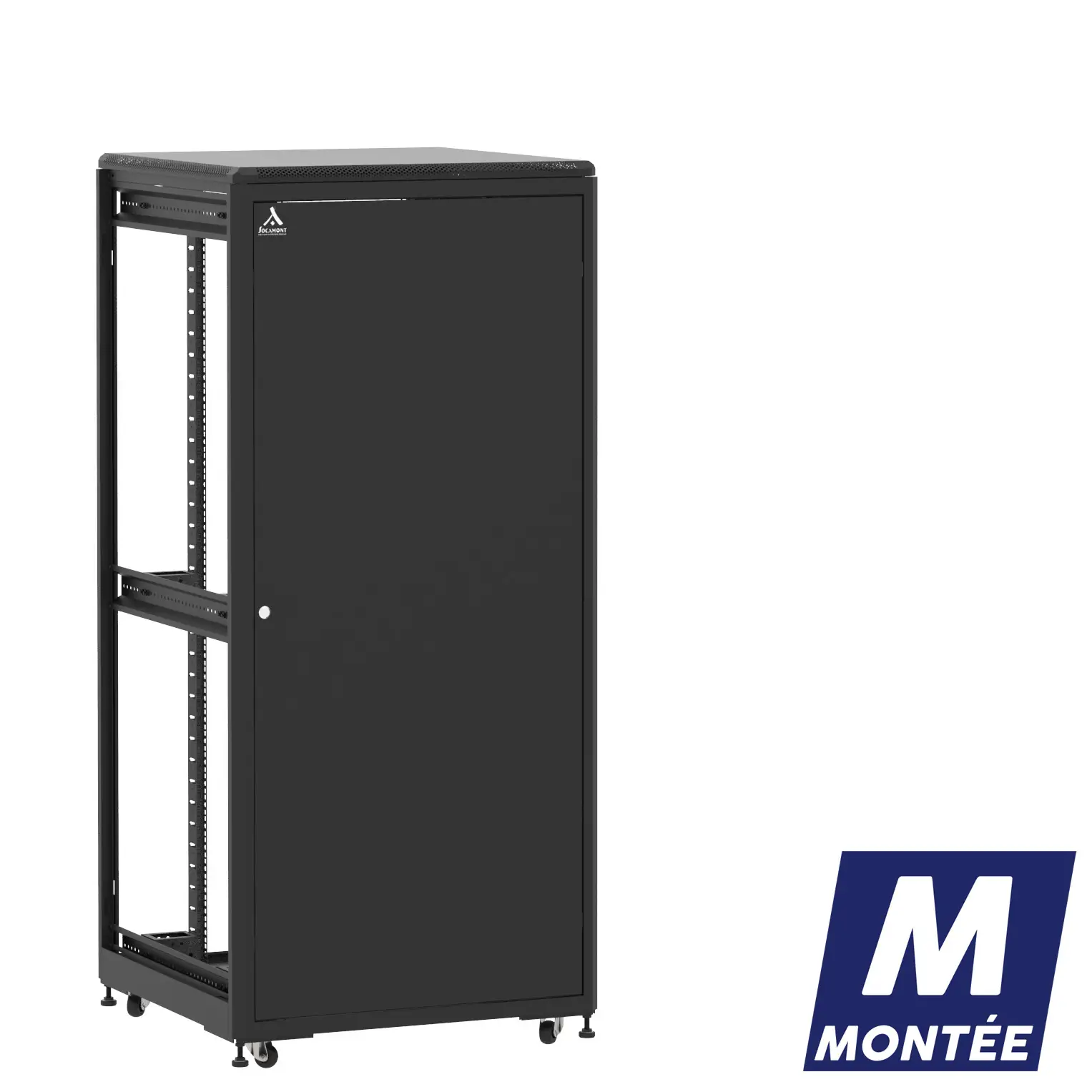 Socamont - Baie serveur Ligne 500 - 19" - 36U - H1807xL800xP800 - Noir - Monté - SP/ZP/ZL (réf. 53688MSPZPZL)