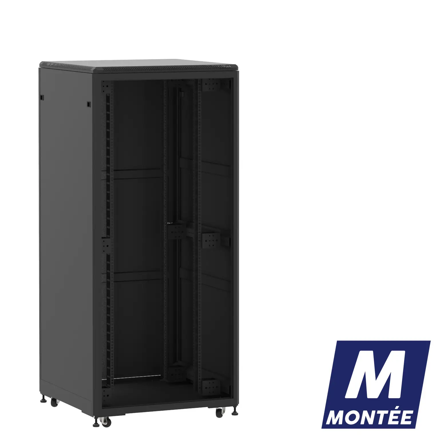 Socamont - Baie serveur Ligne 500 - 19" - 36U - H1807xL800xP800 - Noir - Monté - ZP/SP/PL (réf. 53688MZPSPPL)