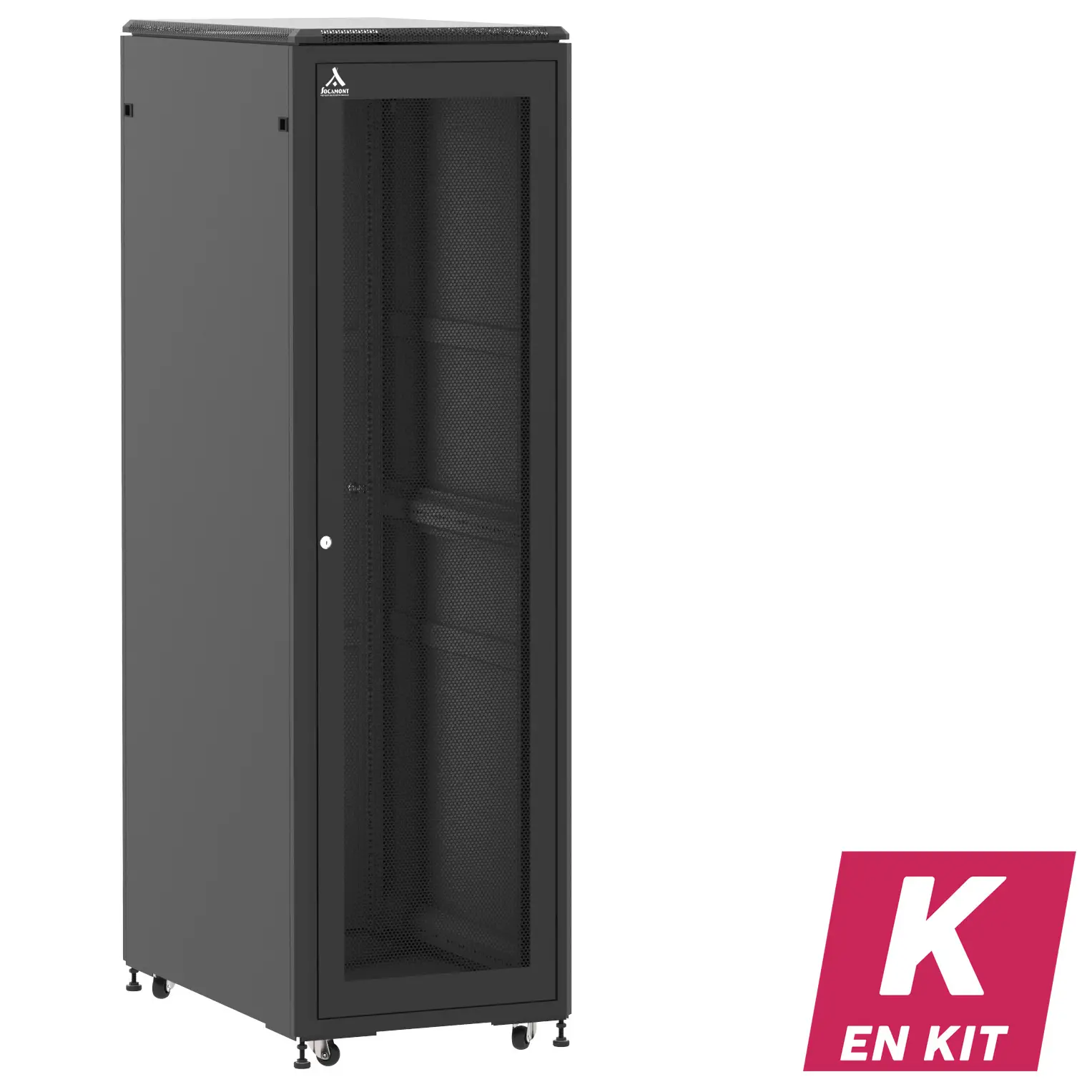 Socamont - Baie serveur Ligne 500 - 19" - 42U - H2074xL600xP1000 - Noir - En Kit - SA/SP/PL (réf. 542610KSASPPL)