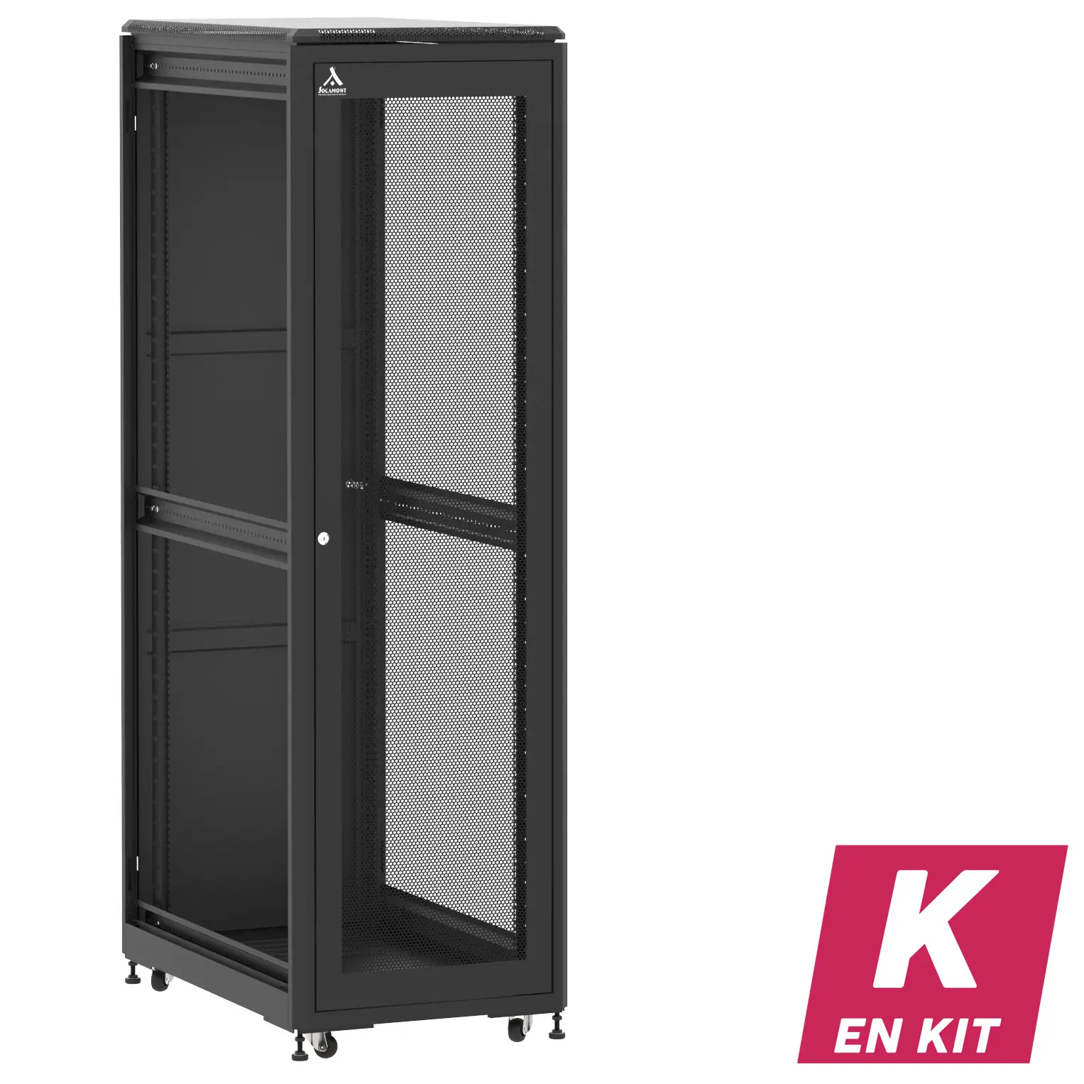 Socamont - Baie serveur Ligne 500 - 19" - 42U - H2074xL600xP1000 - Noir - En Kit - SA/SP/ZL (réf. 542610KSASPZL)