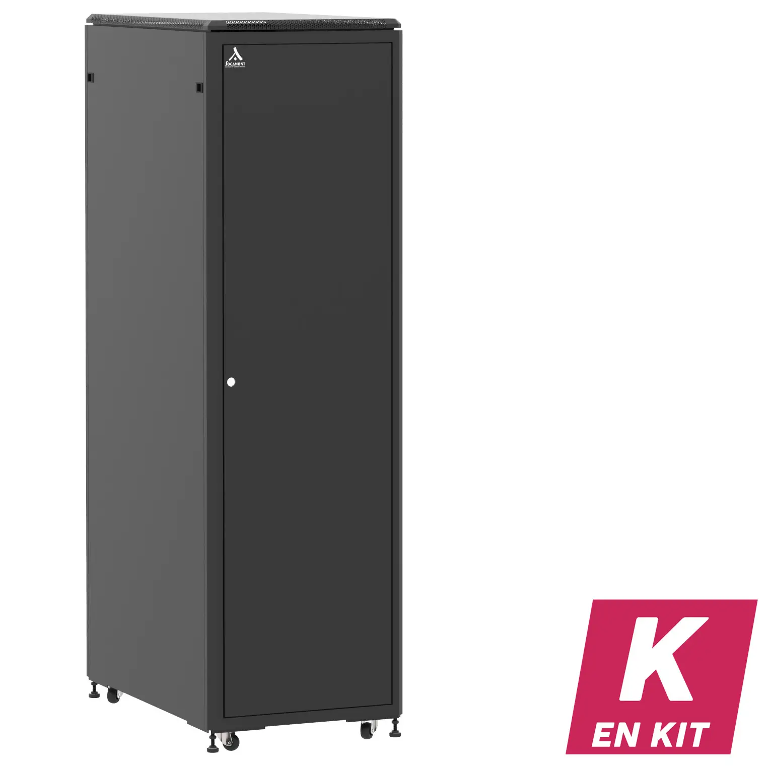 Socamont - Baie serveur Ligne 500 - 19" - 42U - H2074xL600xP1000 - Noir - En Kit - SP/PP/PL (réf. 542610KSPPPPL)