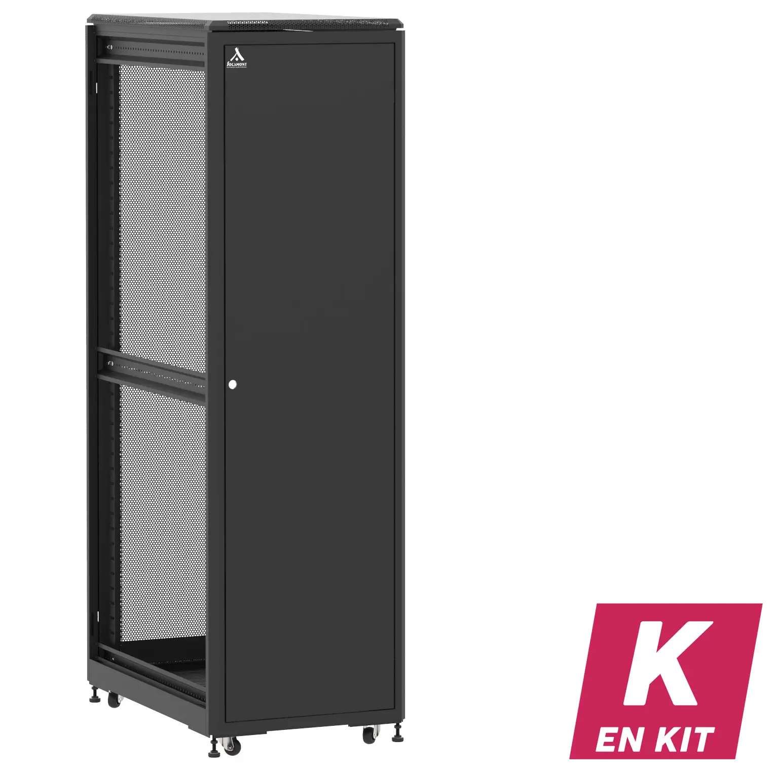 Socamont - Baie serveur Ligne 500 - 19" - 42U - H2074xL600xP1000 - Noir - En Kit - SP/SA/ZL (réf. 542610KSPSAZL)