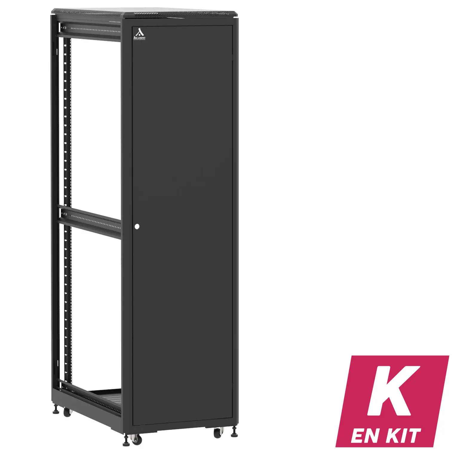 Socamont - Baie serveur Ligne 500 - 19" - 42U - H2074xL600xP1000 - Noir - En Kit - SP/ZP/ZL (réf. 542610KSPZPZL)