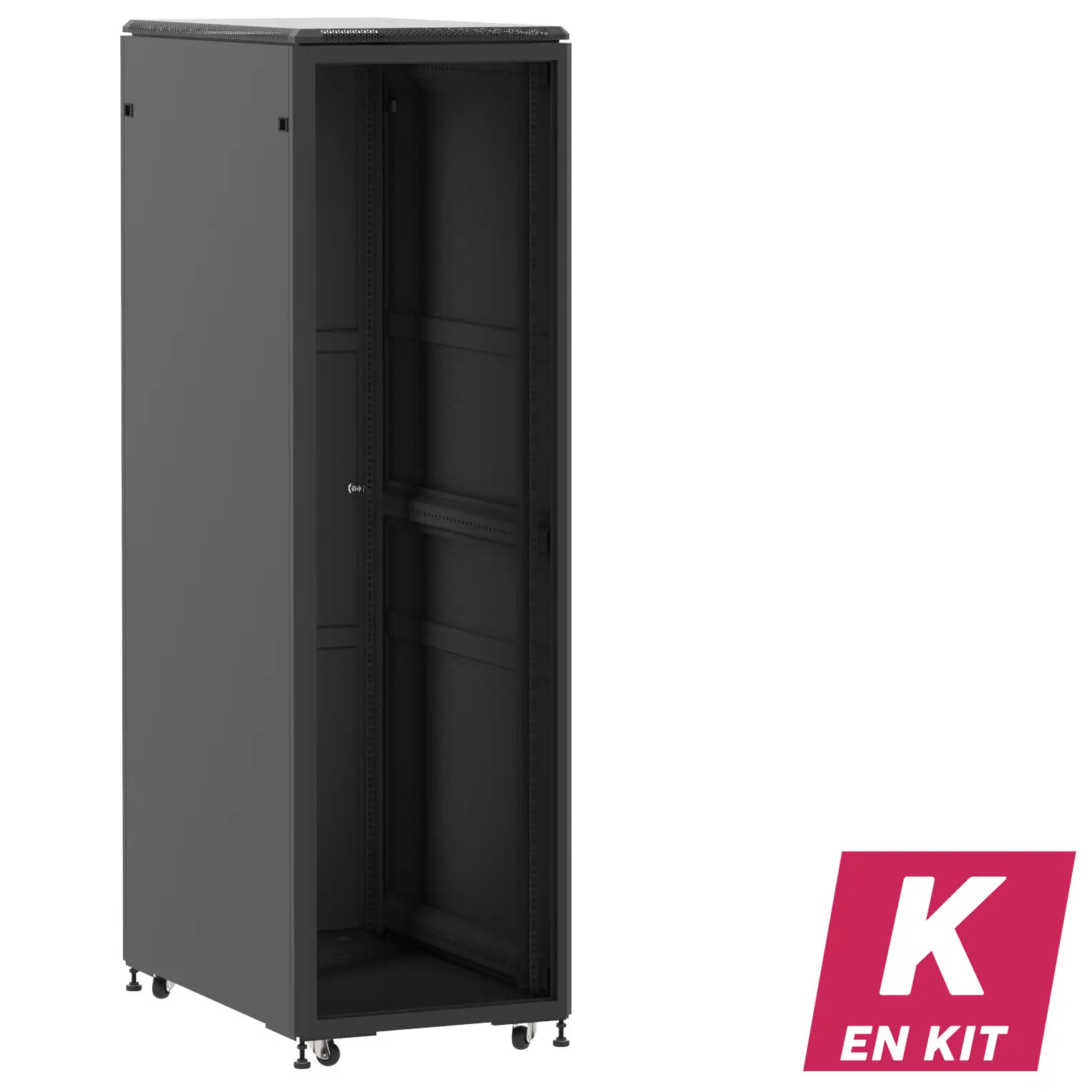 Socamont - Baie serveur Ligne 500 - 19" - 42U - H2074xL600xP1000 - Noir - En Kit - ZP/SP/PL (réf. 542610KZPSPPL)