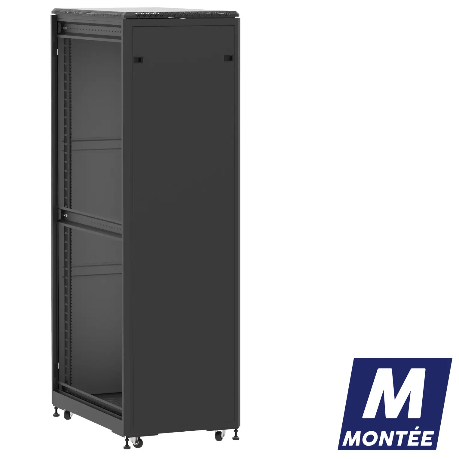 Socamont - Baie serveur Ligne 500 - 19" - 42U - H2074xL600xP1000 - Noir - Monté - PP/SP/ZL (réf. 542610MPPSPZL)