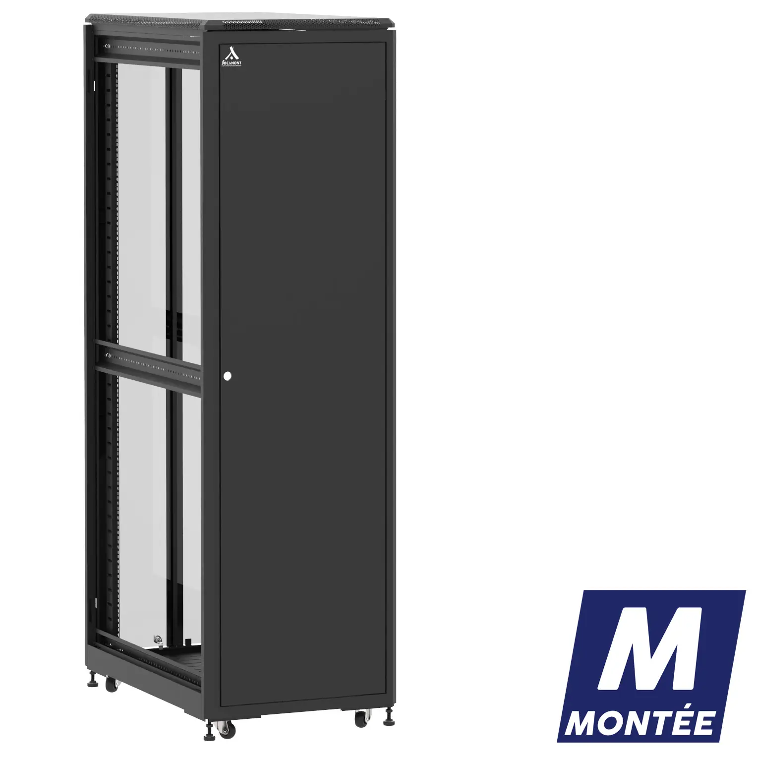 Socamont - Baie serveur Ligne 500 - 19" - 42U - H2074xL600xP1000 - Noir - Monté - SP/DV/ZL (réf. 542610MSPDVZL)