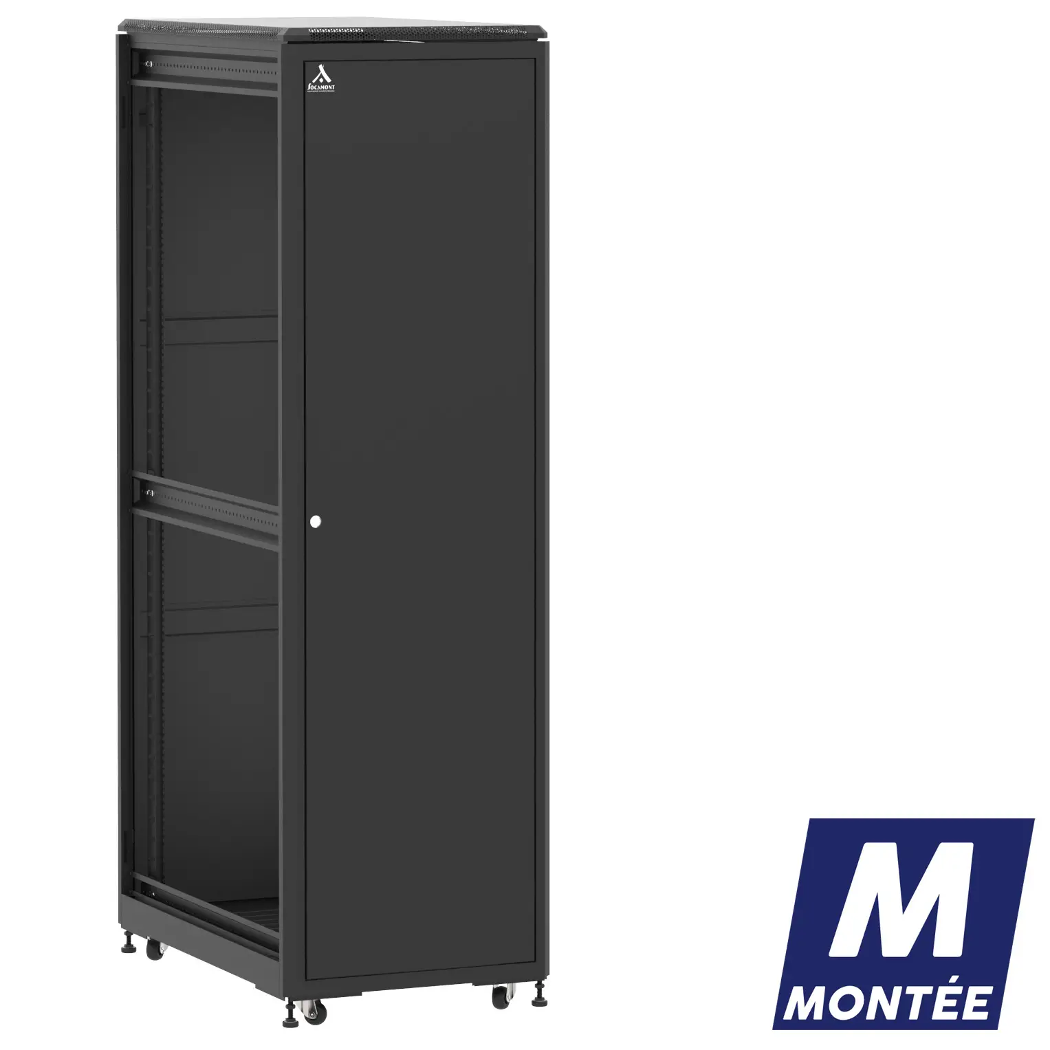 Socamont - Baie serveur Ligne 500 - 19" - 42U - H2074xL600xP1000 - Noir - Monté - SP/PP/ZL (réf. 542610MSPPPZL)