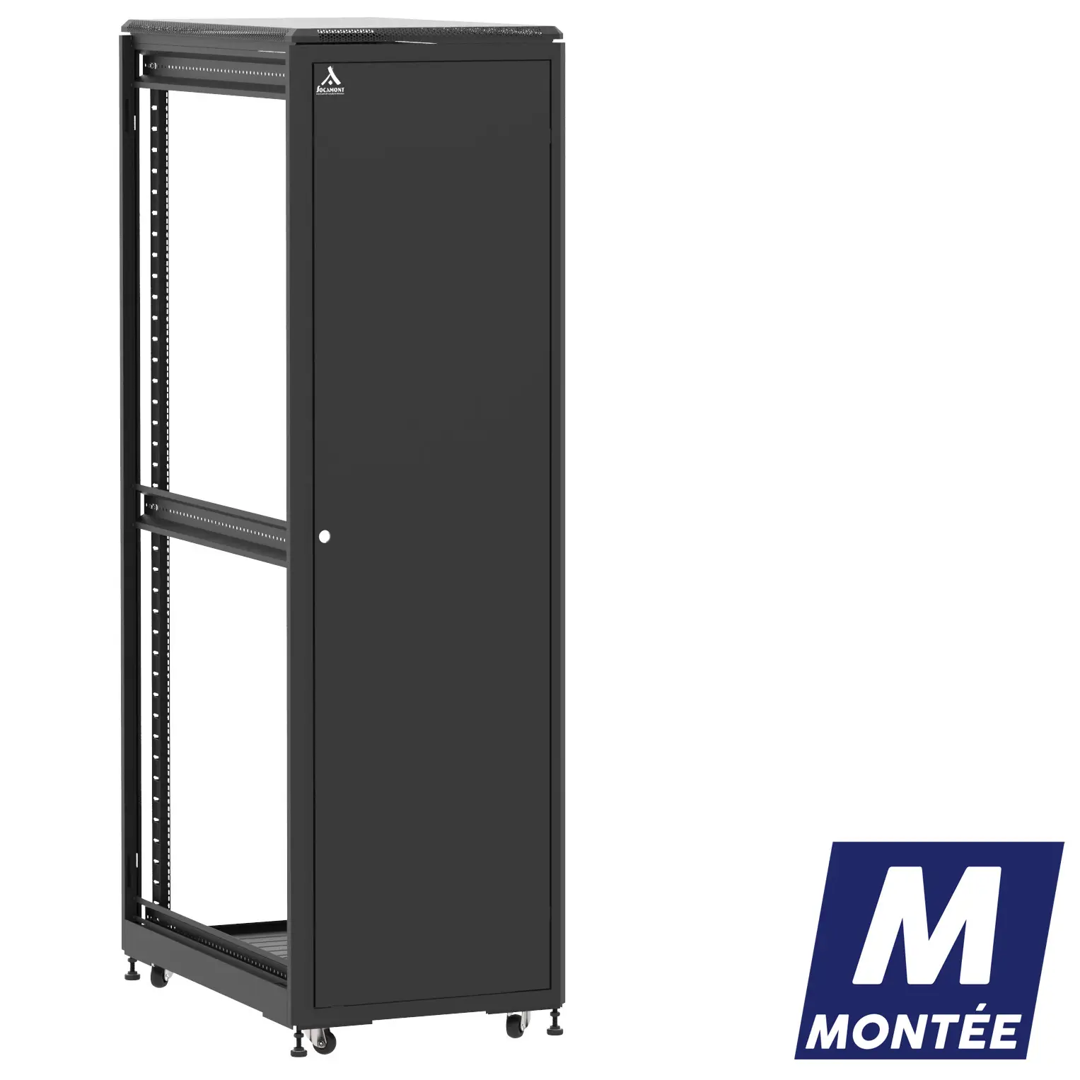Socamont - Baie serveur Ligne 500 - 19" - 42U - H2074xL600xP1000 - Noir - Monté - SP/ZP/ZL (réf. 542610MSPZPZL)