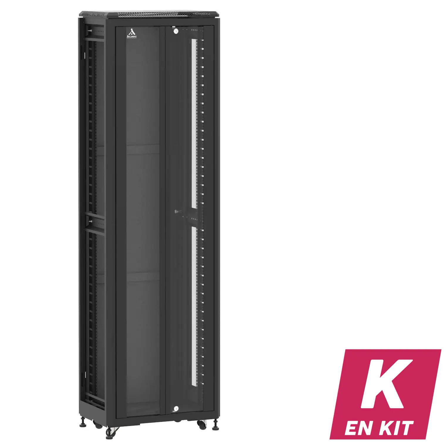 Socamont - Baie serveur Ligne 500 - 19" - 42U - H2074xL600xP400 - Noir - En Kit - DV/SP/ZL (réf. 54264KDVSPZL)