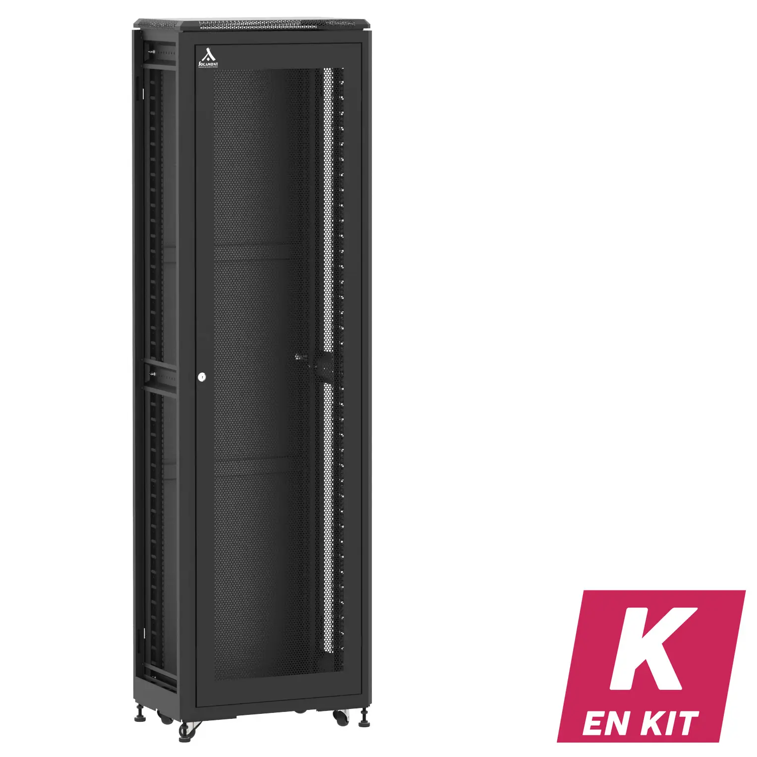 Socamont - Baie serveur Ligne 500 - 19" - 42U - H2074xL600xP400 - Noir - En Kit - SA/SP/ZL (réf. 54264KSASPZL)