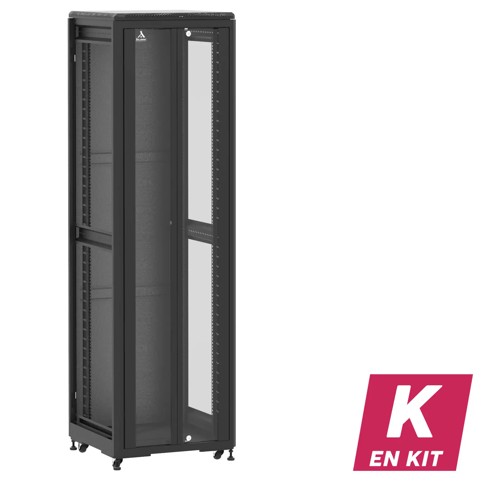 Socamont - Baie serveur Ligne 500 - 19" - 42U - H2074xL600xP600 - Noir - En Kit - DV/SP/ZL (réf. 54266KDVSPZL)