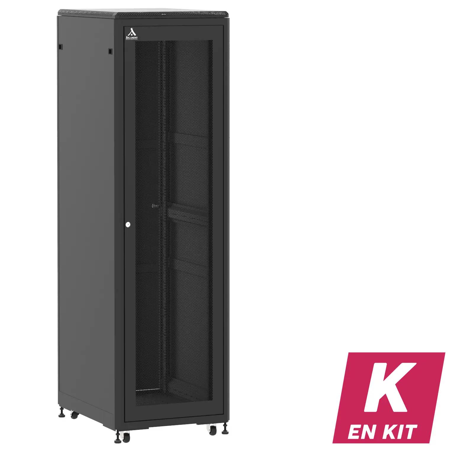 Socamont - Baie serveur Ligne 500 - 19" - 42U - H2074xL600xP800 - Noir - En Kit - SA/SP/PL (réf. 54268KSASPPL)
