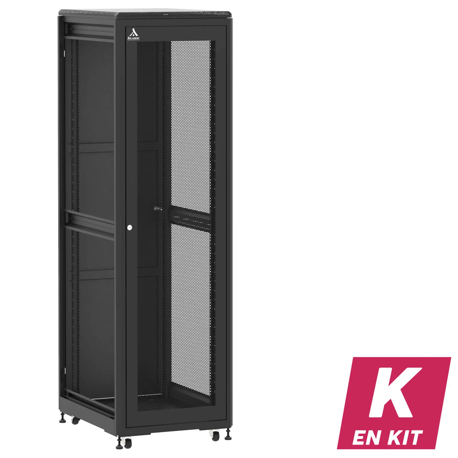 Socamont - Baie serveur Ligne 500 - 19" - 42U - H2074xL600xP800 - Noir - En Kit - SA/SP/ZL (réf. 54268KSASPZL)