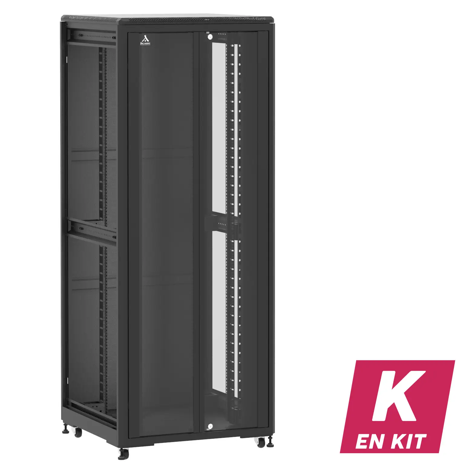 Socamont - Baie serveur Ligne 500 - 19" - 42U - H2074xL800xP800 - Noir - En Kit - DV/SP/ZL (réf. 54288KDVSPZL)